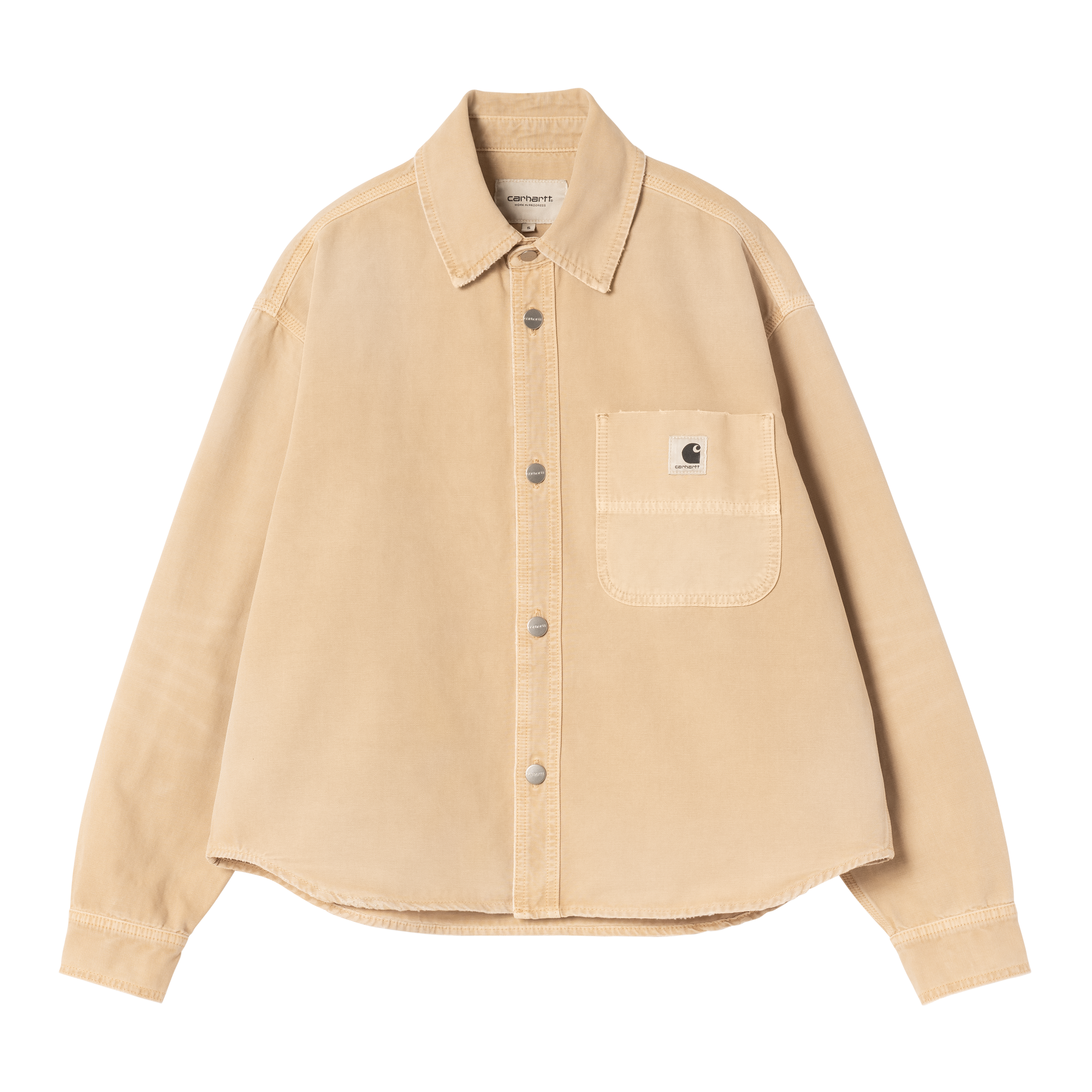 Carhartt WIP Women's Georgia Shirt Jac, Dusty H Brown | Official