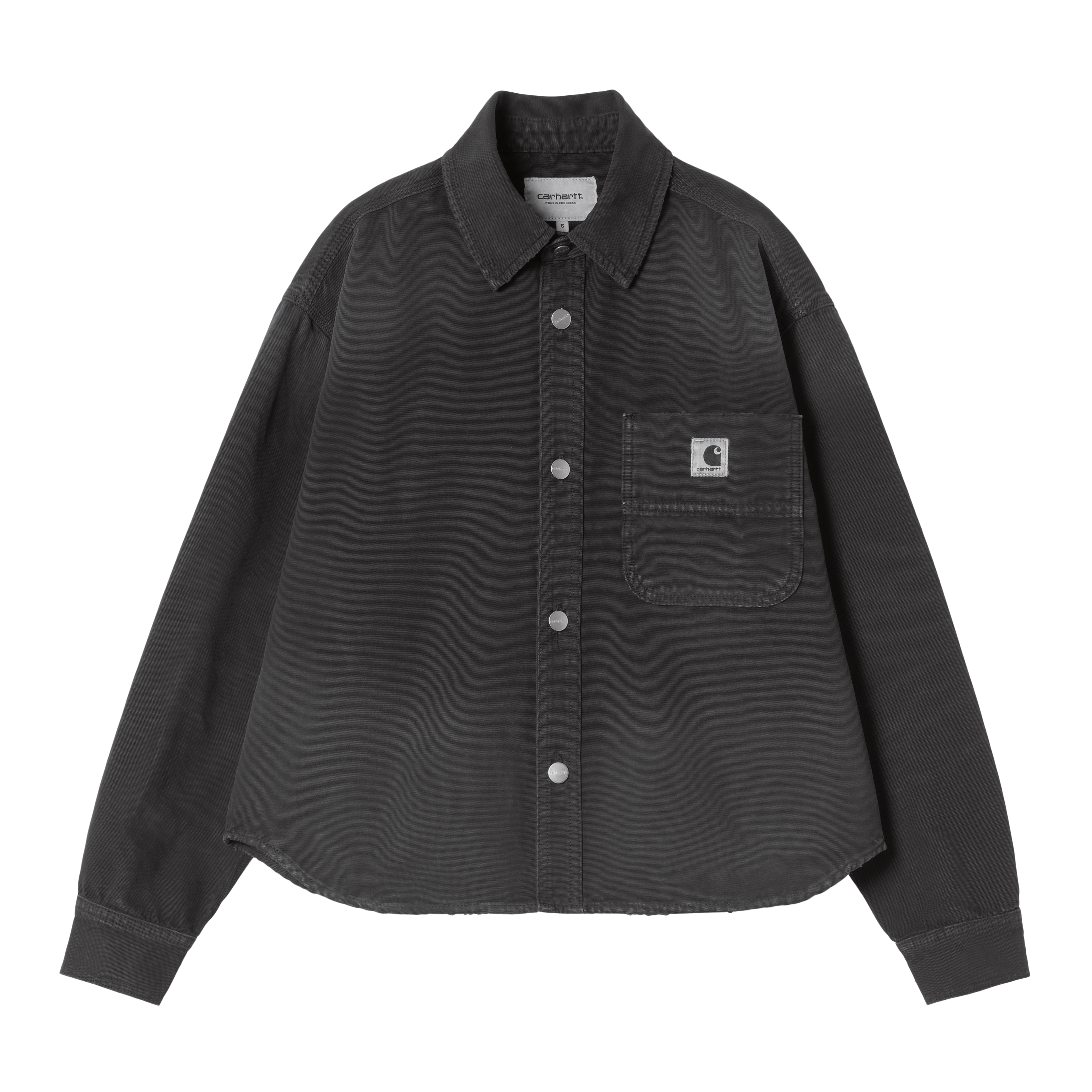GAHGA GAHMIT ブラック Carhartt WIP Women's Georgia Shirt Jac, Black | Official Online Store