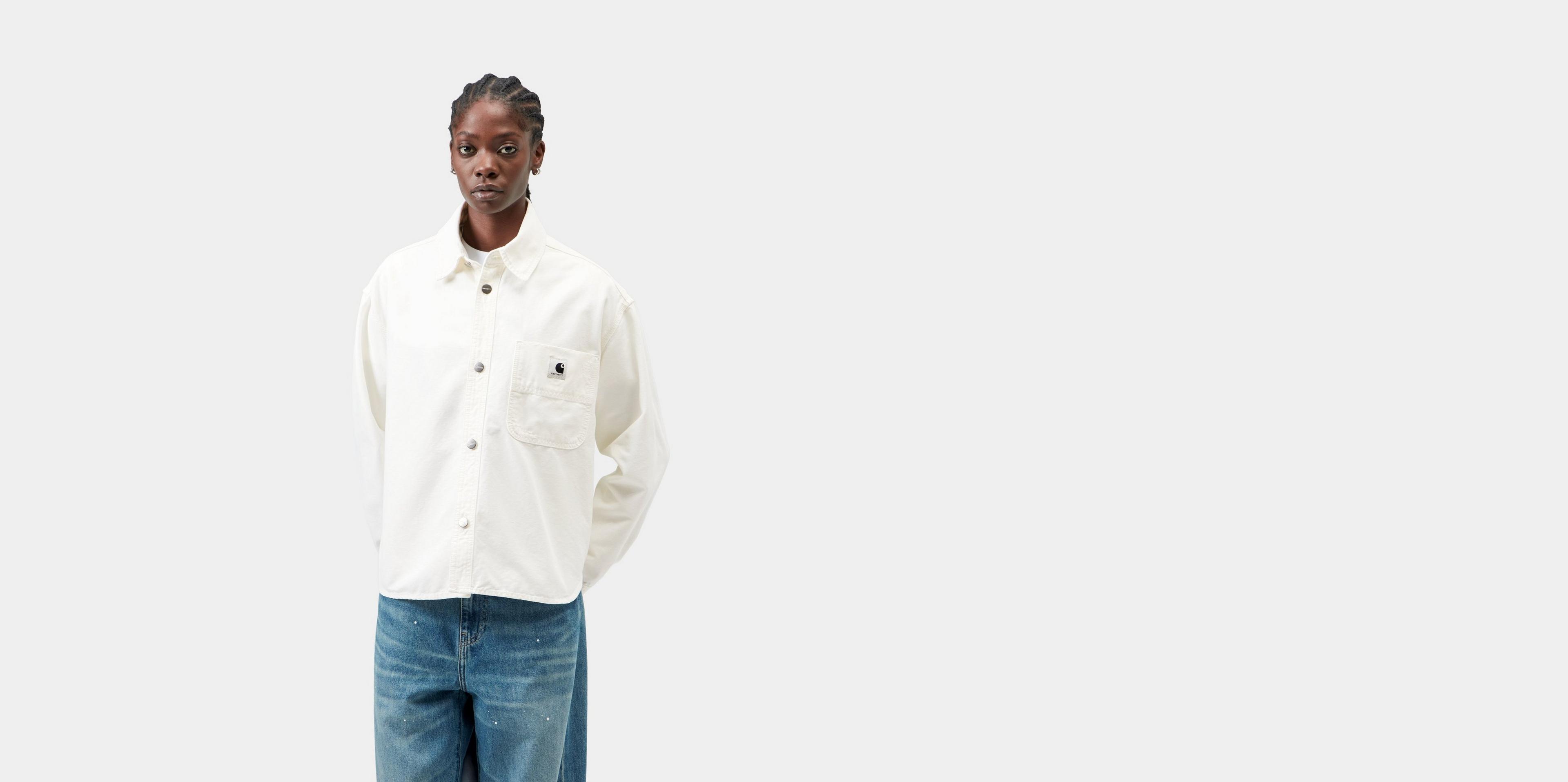 Carhartt WIP Women's Georgia Shirt Jac, Wax | Official Online Store