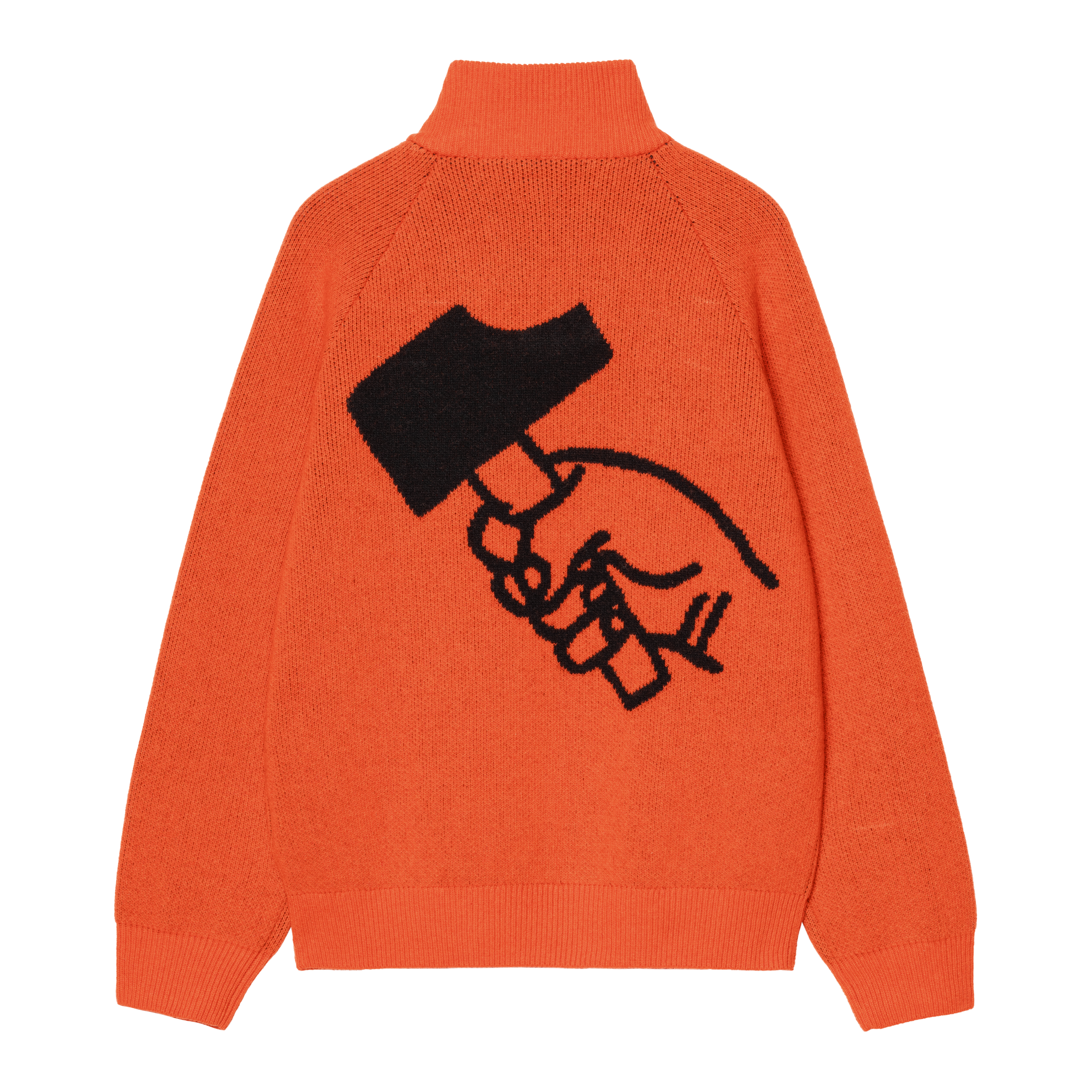 Carhartt WIP Patta x Carhartt WIP Half Zip Sweater, Patta Safety Orange ...