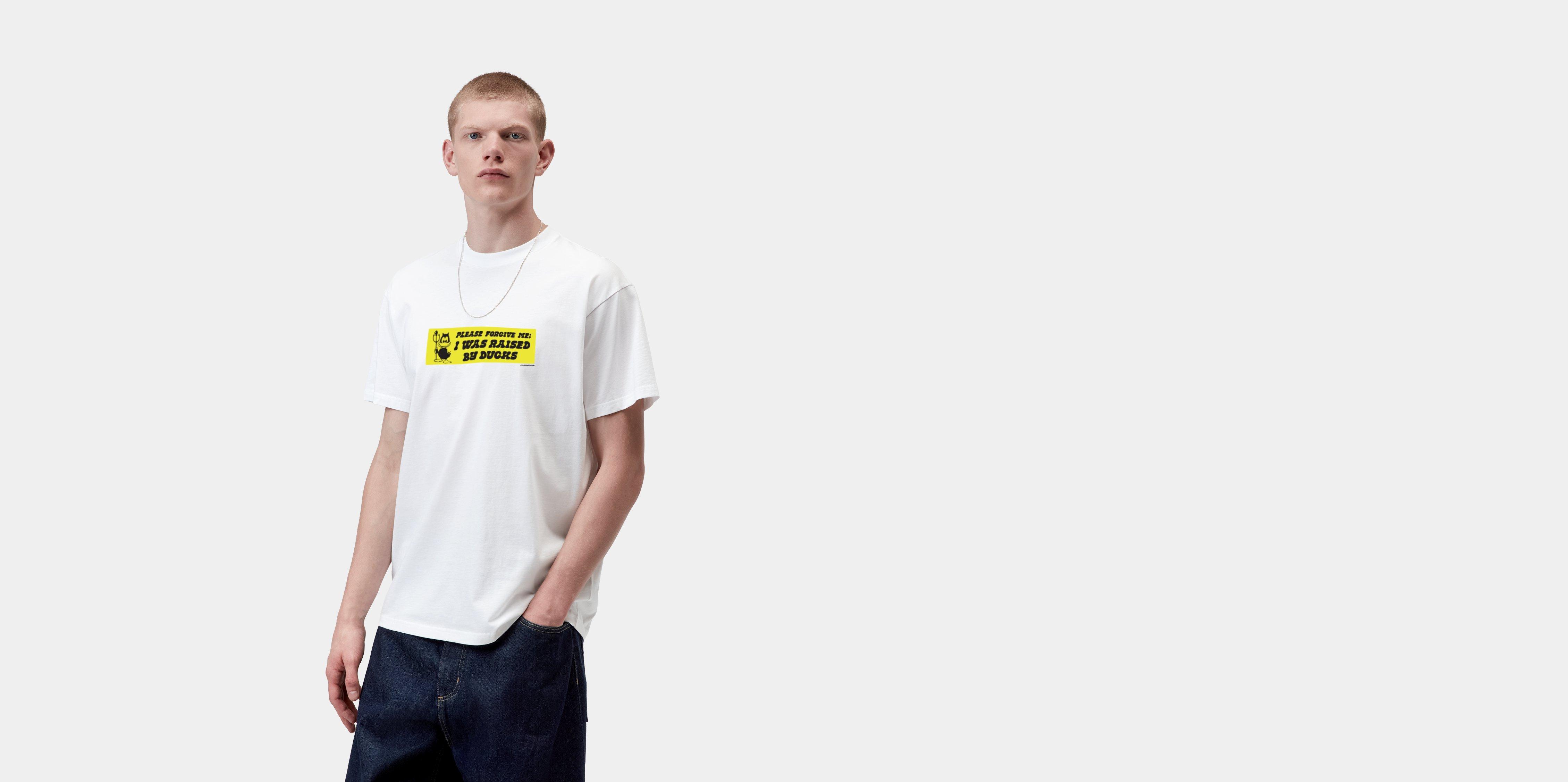 Carhartt WIP S/S Bumper Stickers T-Shirt White | M | Men