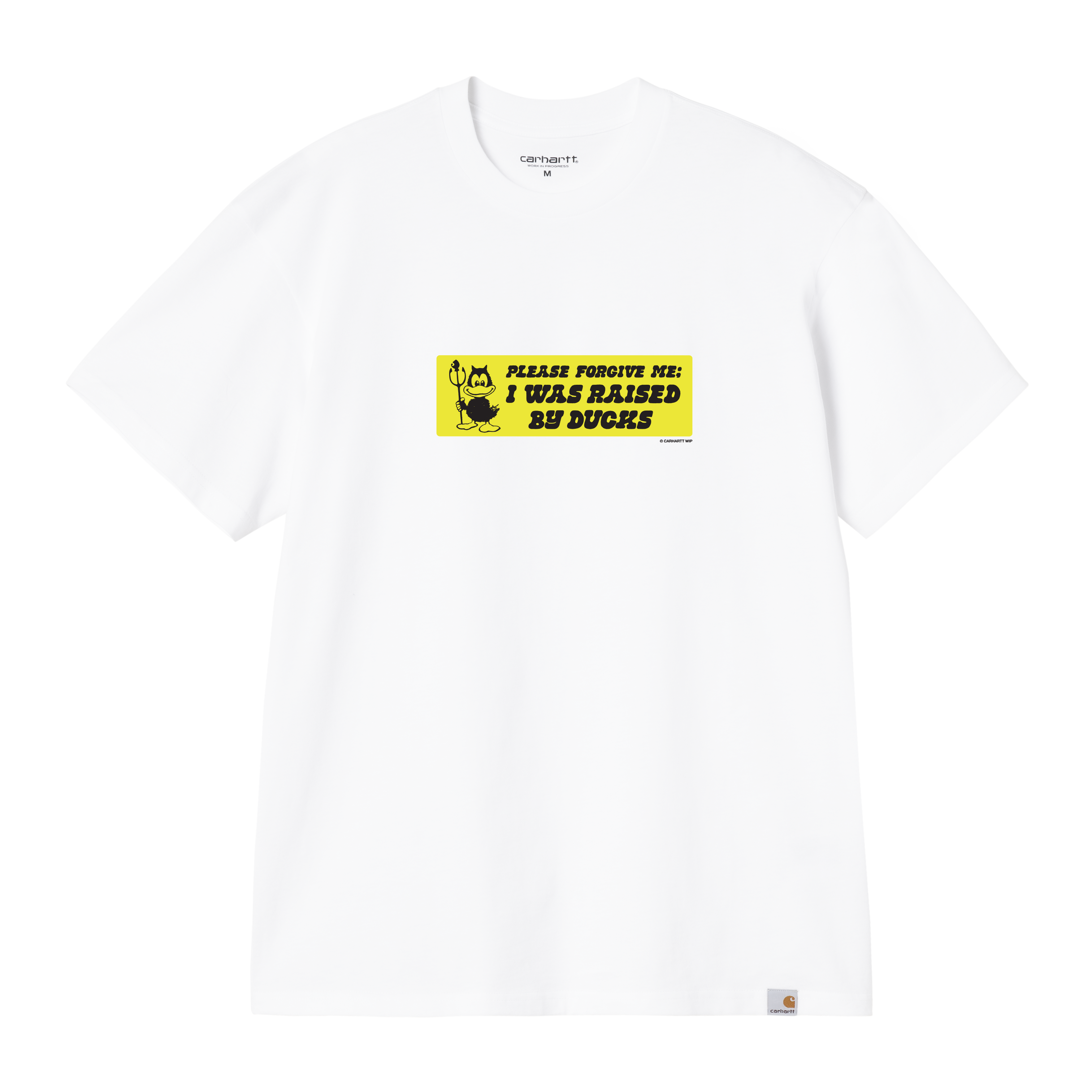 Carhartt WIP S/S Bumper Stickers T-Shirt, White | Official Online