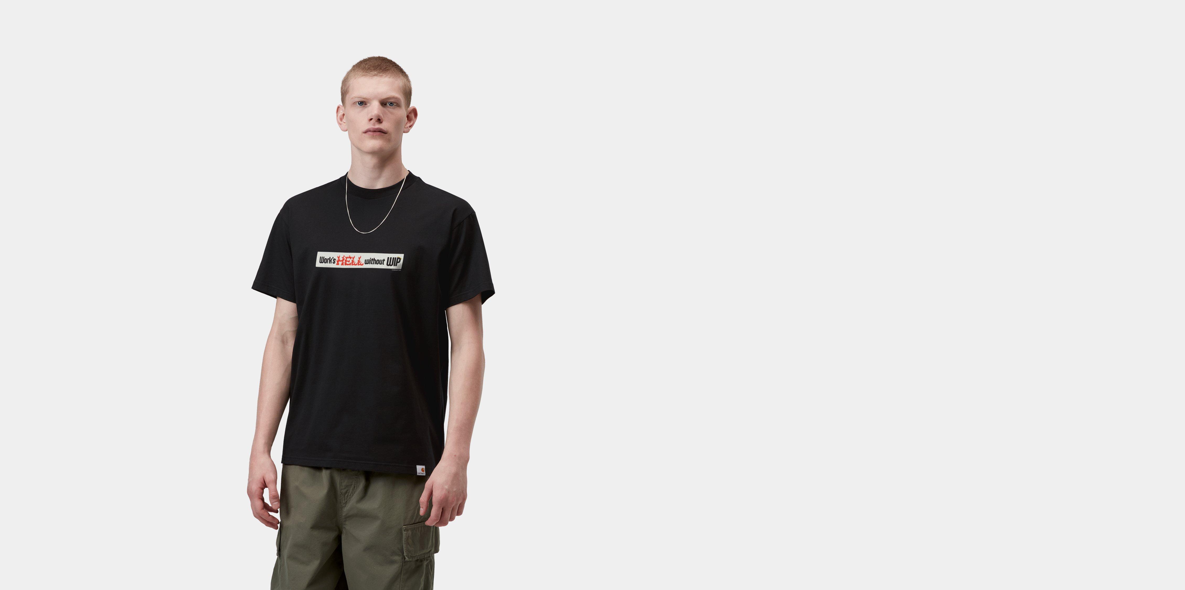 Carhartt WIP S/S Bumper Stickers T-Shirt Black | M | Men