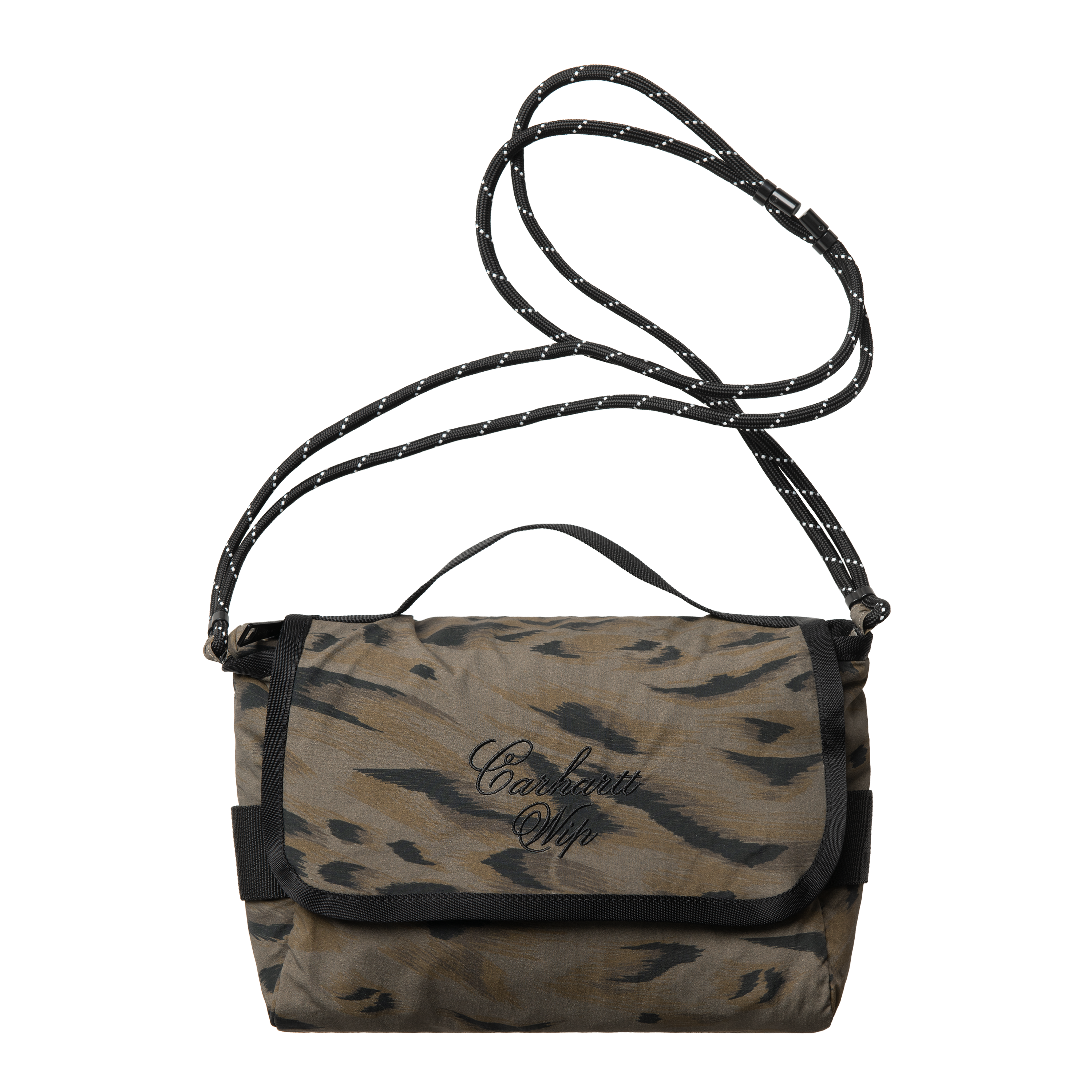 【送料込】Small Shoulder Bag Blue Desert Camo Carhartt WIP Travon Shoulder Bag, Duck Feather Print, Cypress