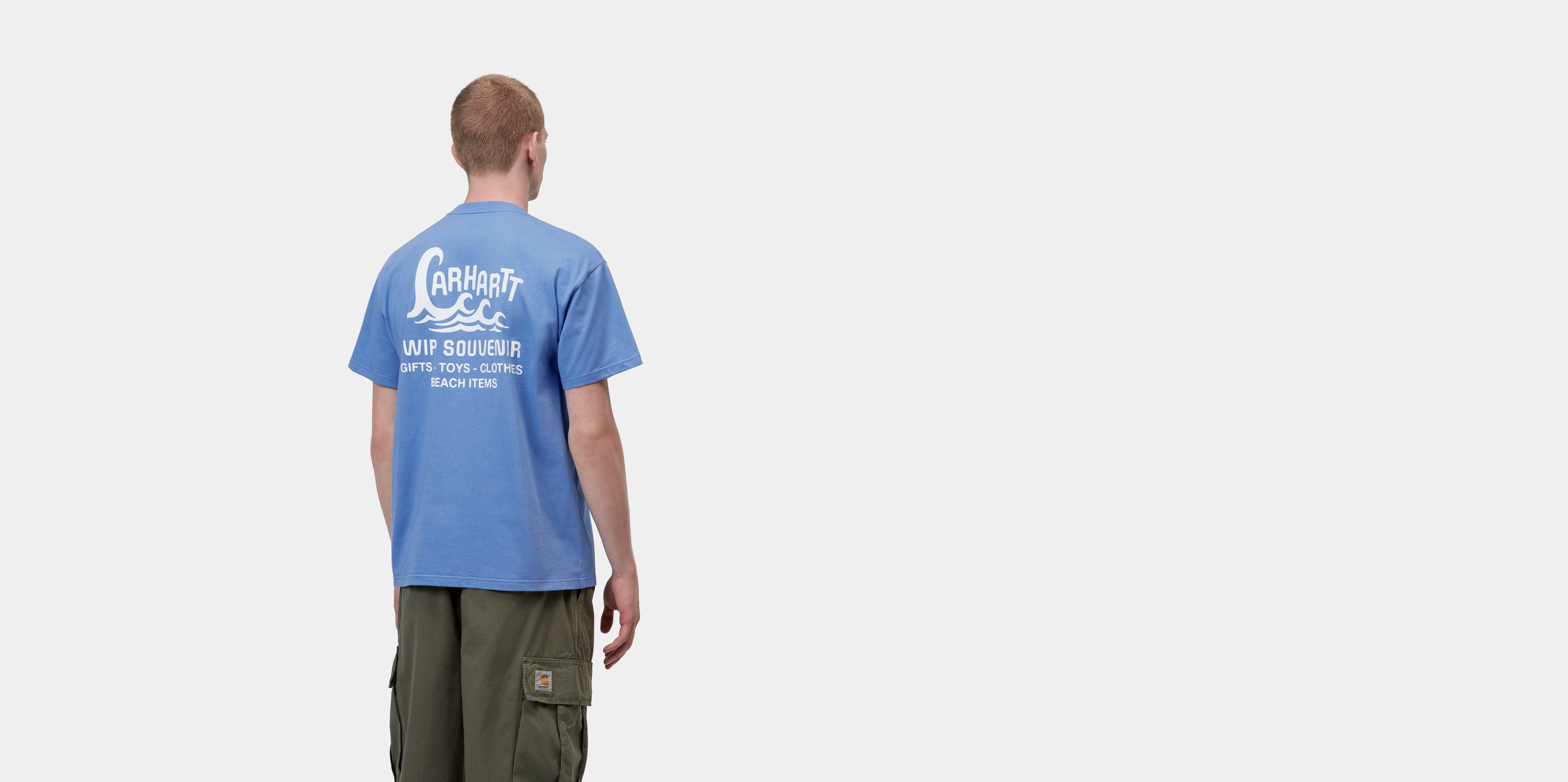Carhartt WIP S/S Waves T-Shirt Curacao | blue | M | Men