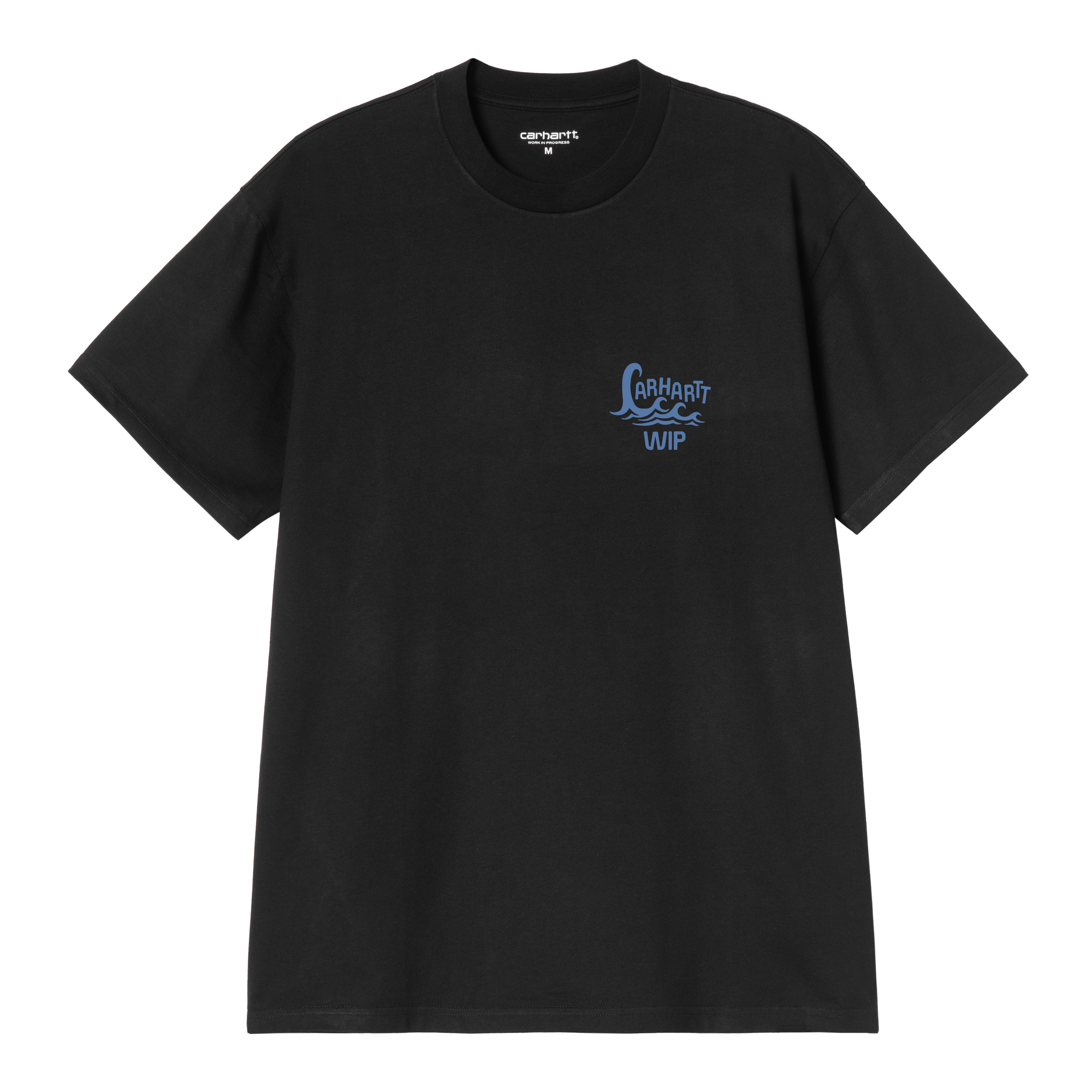 Carhartt WIP S/S Waves T-Shirt, Black | Official Online Store