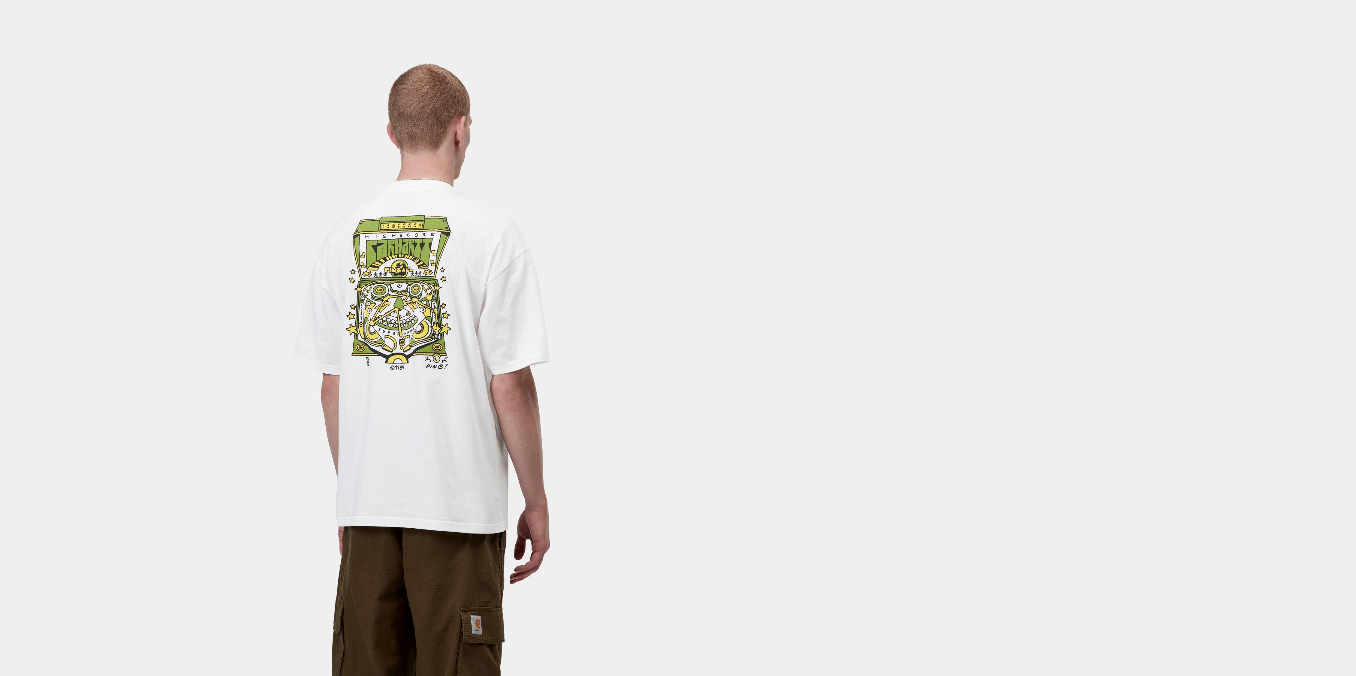 Carhartt WIP S/S Pinball T-Shirt White | S | Men