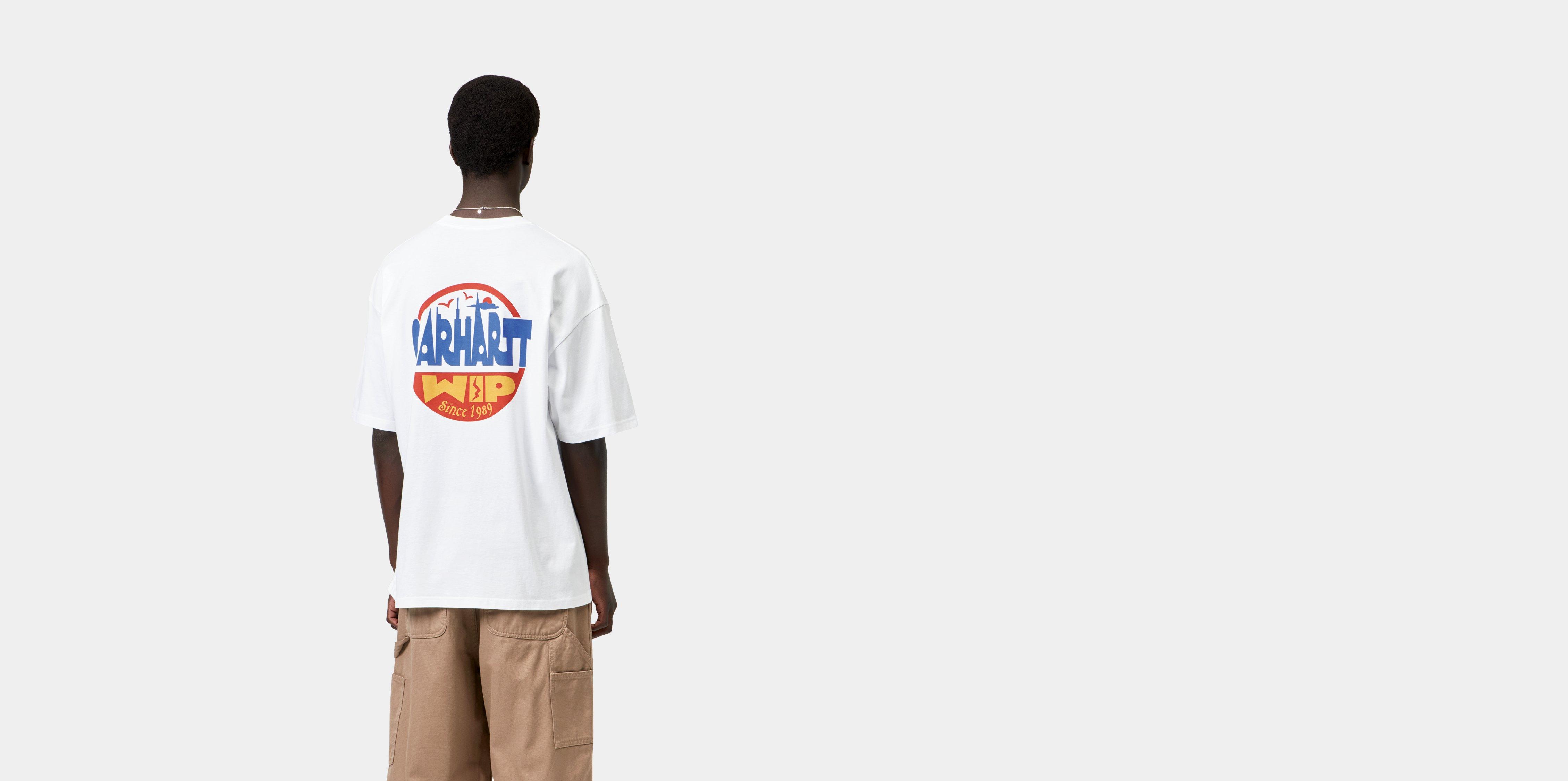 Carhartt WIP S/S Luggage Label T-Shirt White | M | Men