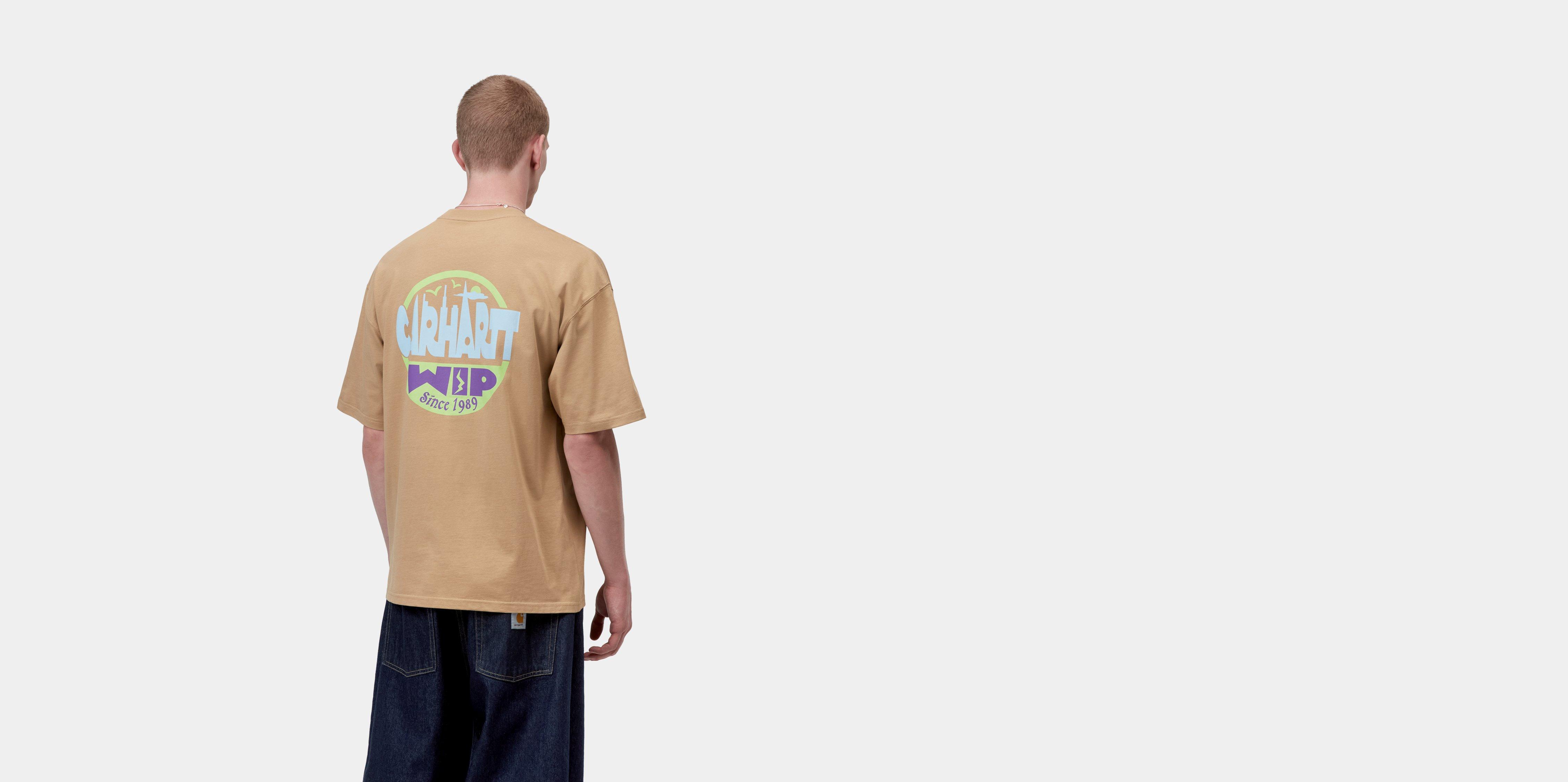 Carhartt WIP S/S Luggage Label T-Shirt Dusty H Brown | S | Men