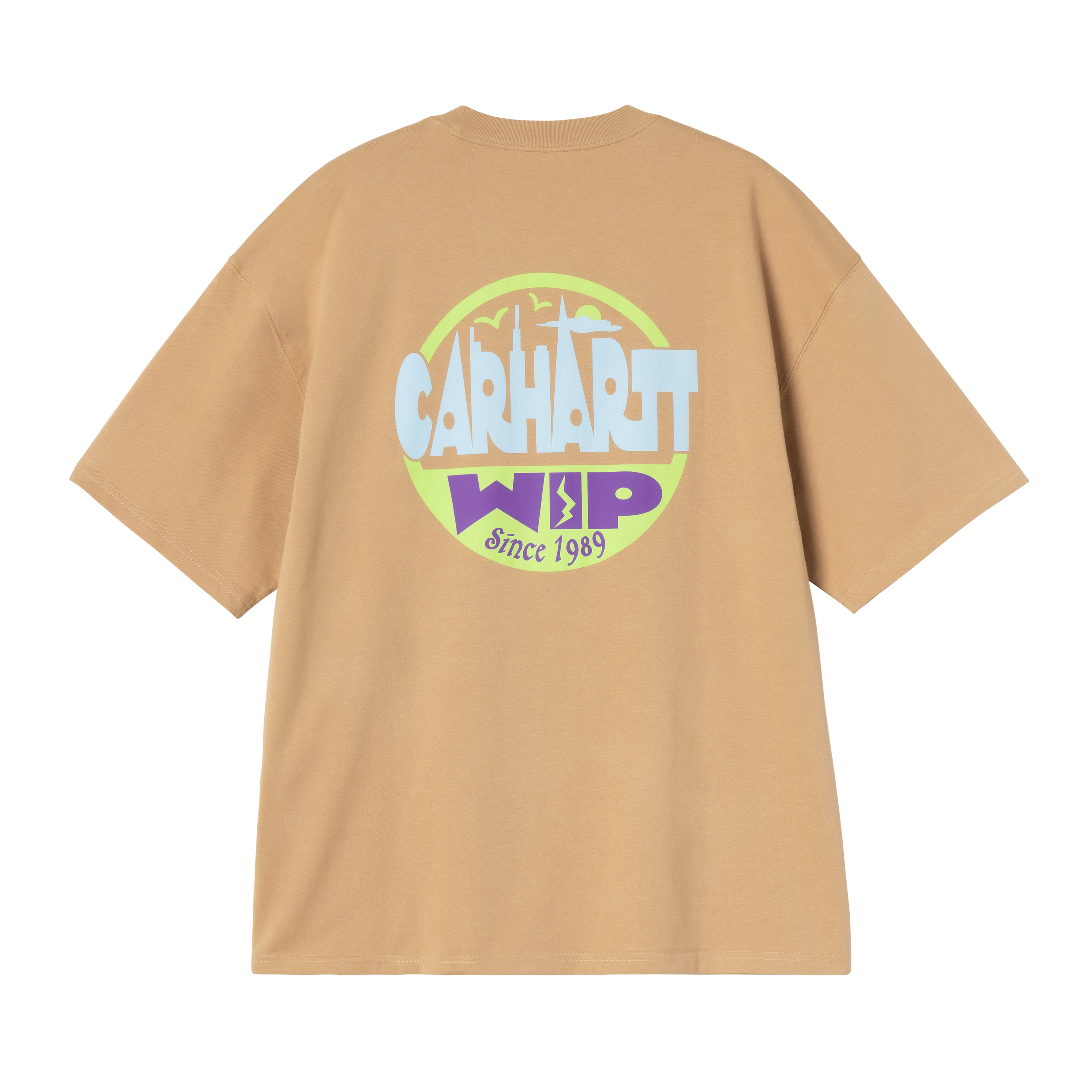 Carhartt WIP S/S Luggage Label T-Shirt, Dusty H Brown | Official