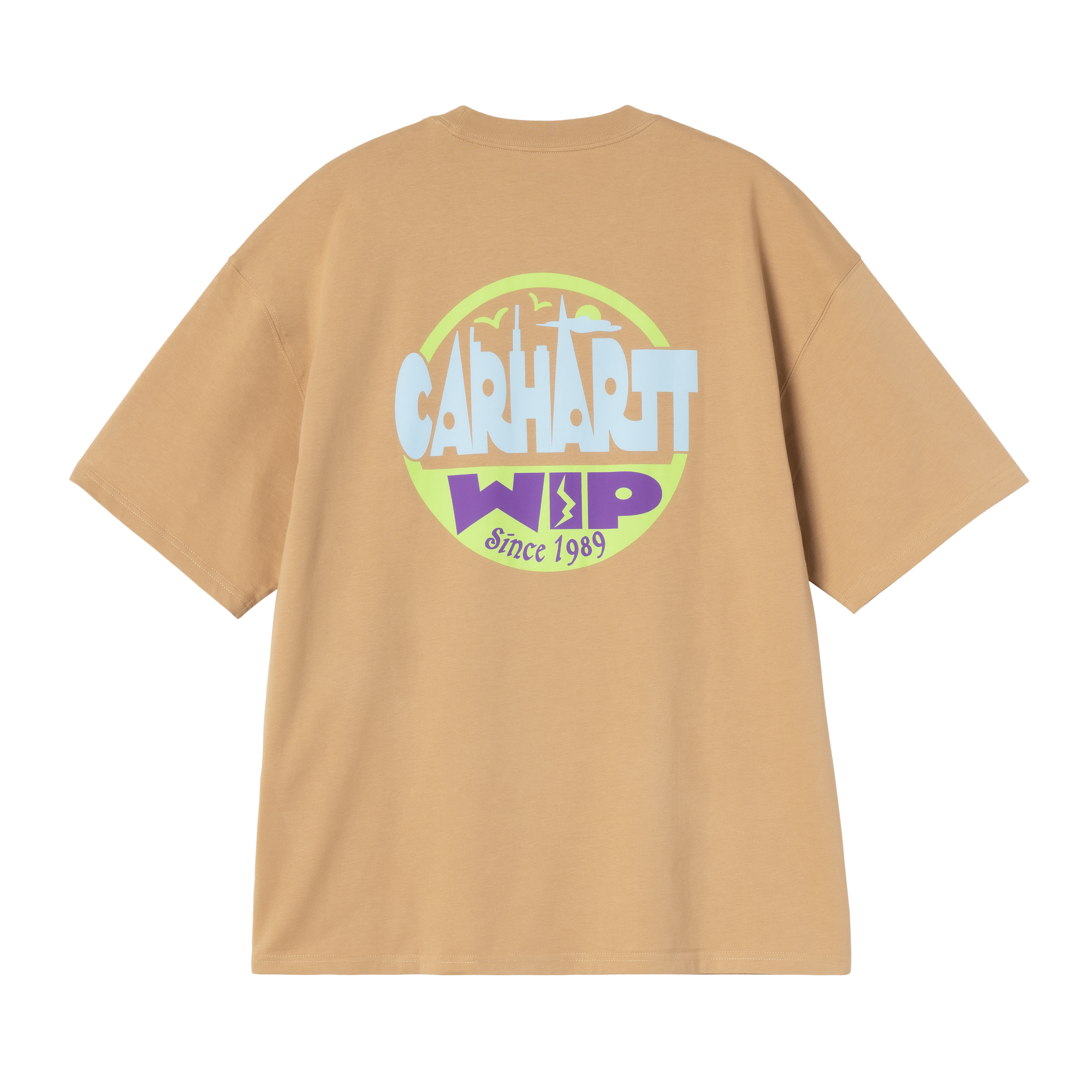 Carhartt WIP S/S Luggage Label T-Shirt, Dusty H Brown | Official