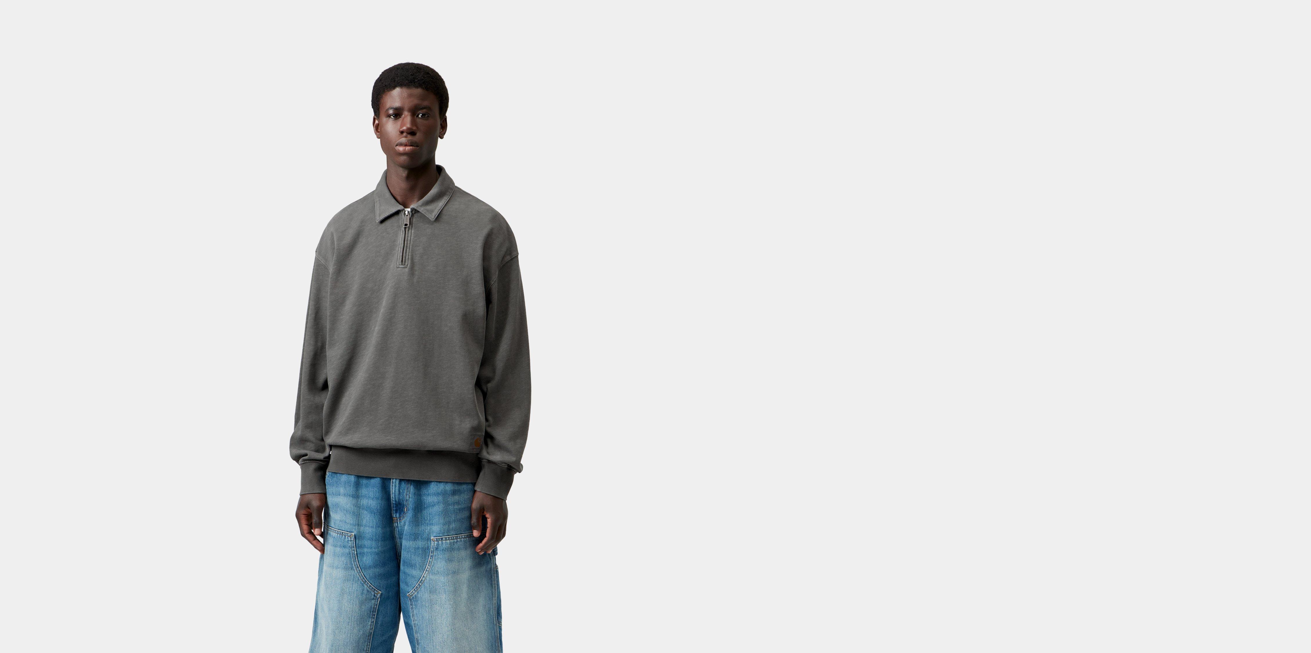 Carhartt WIP Harper Polo Black garment dyed | S | Men