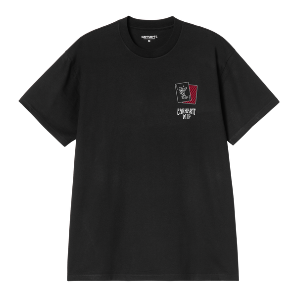 S/S Playing Card T-Shirt Black