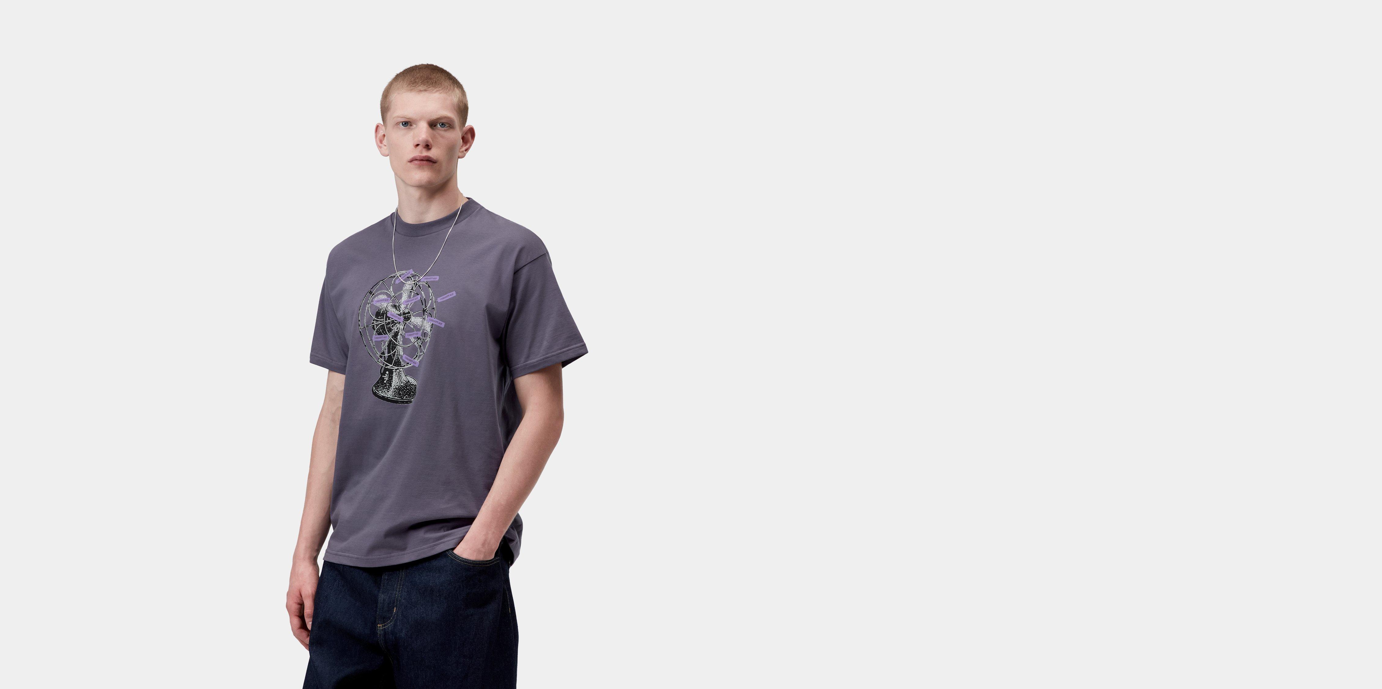Carhartt WIP S/S Fan T-Shirt Shady Purple | XXL | Men