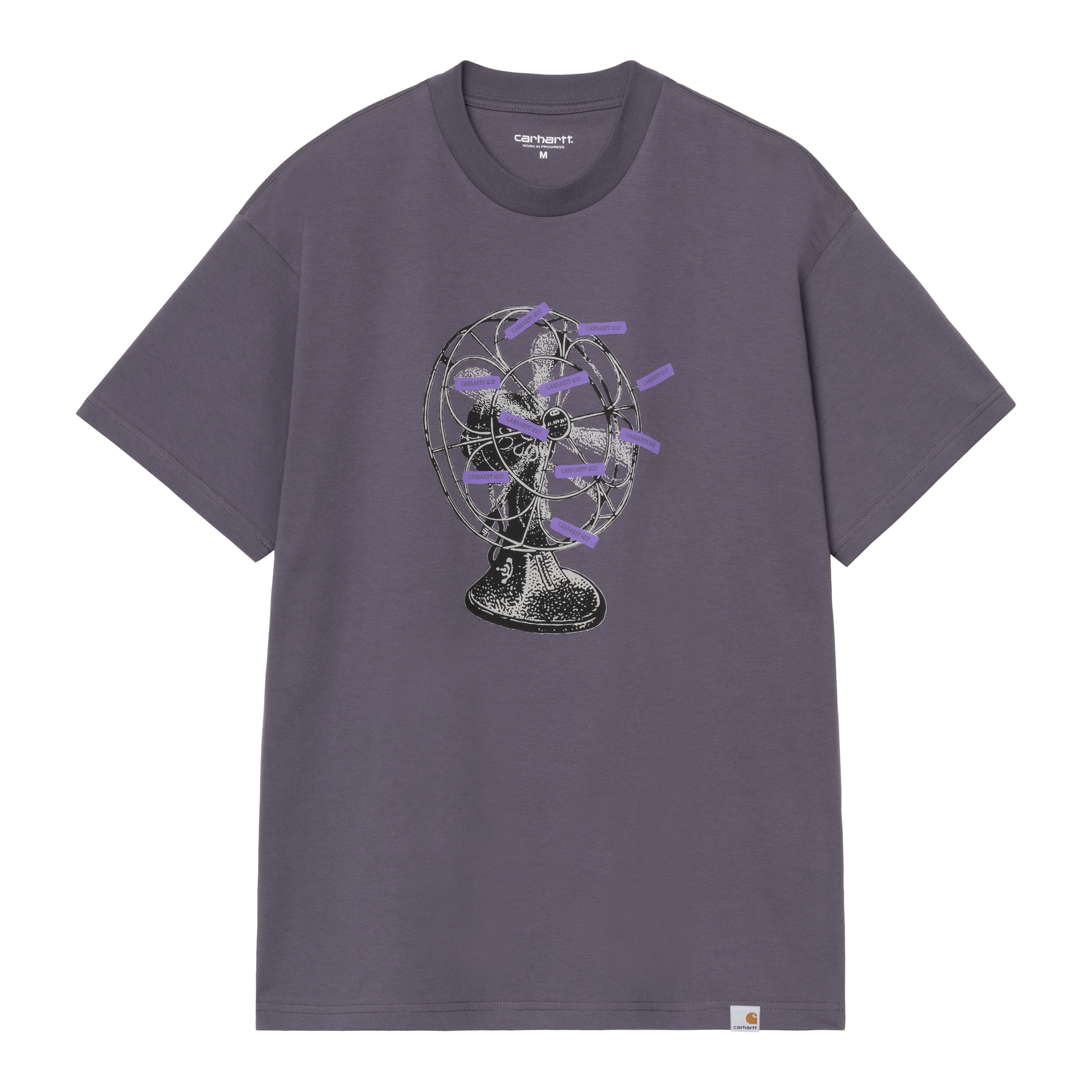 Carhartt WIP S/S Fan T-Shirt, Shady Purple | Official Online Store
