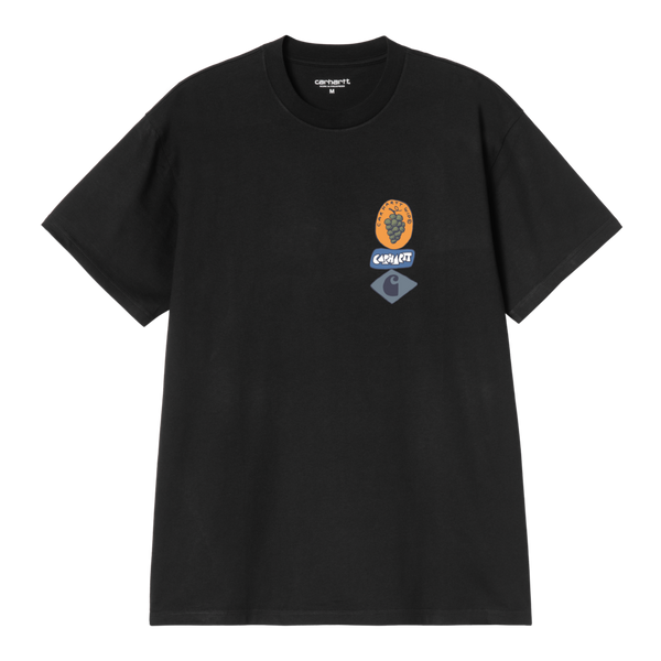 S/S Stacked Grapes T-Shirt Black