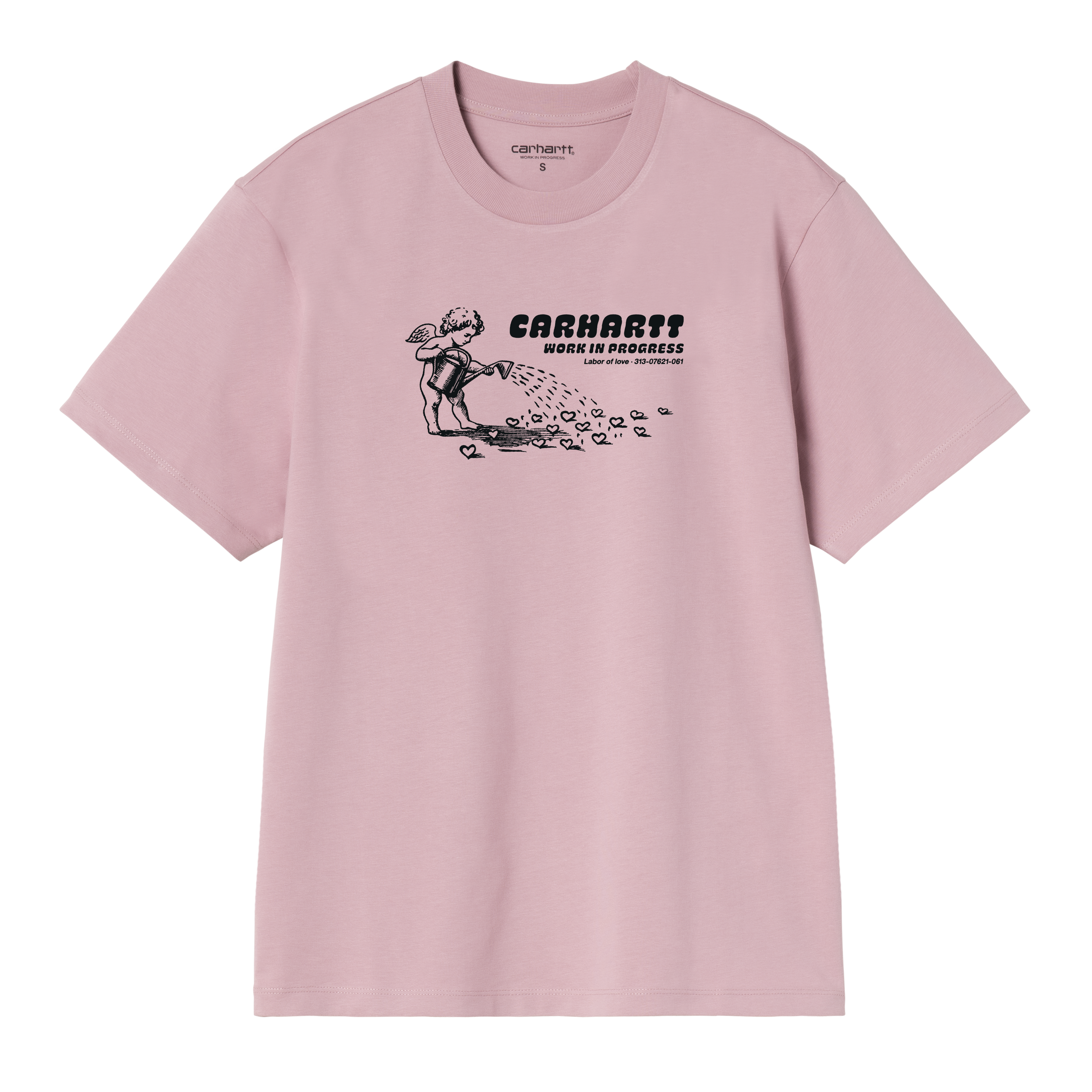 Carhartt WIP Women's S/S Bumper Sticker T-Shirt, Hortensia