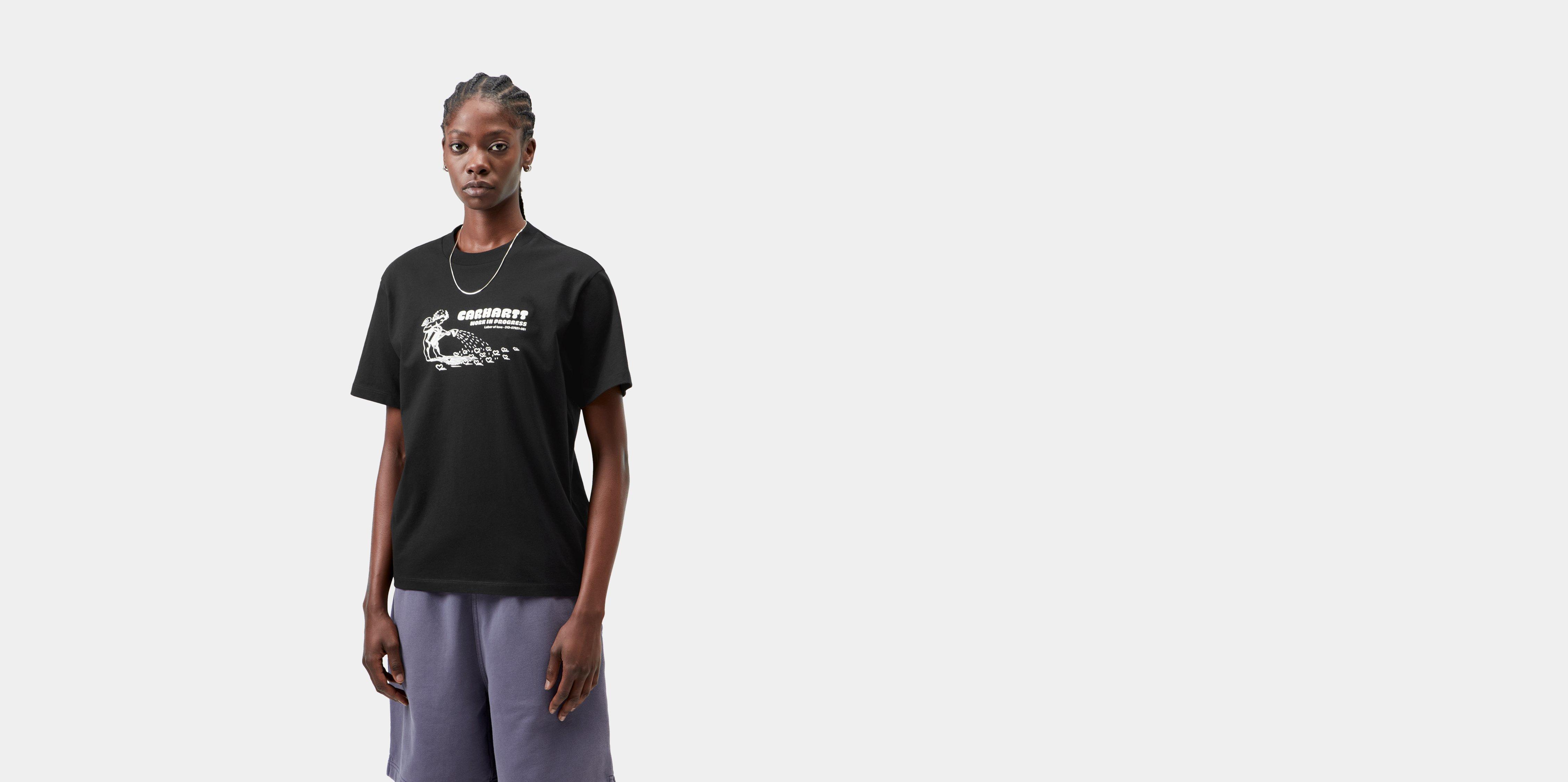 Carhartt WIP W' S/S Bumper Sticker T-Shirt Black | M | Women