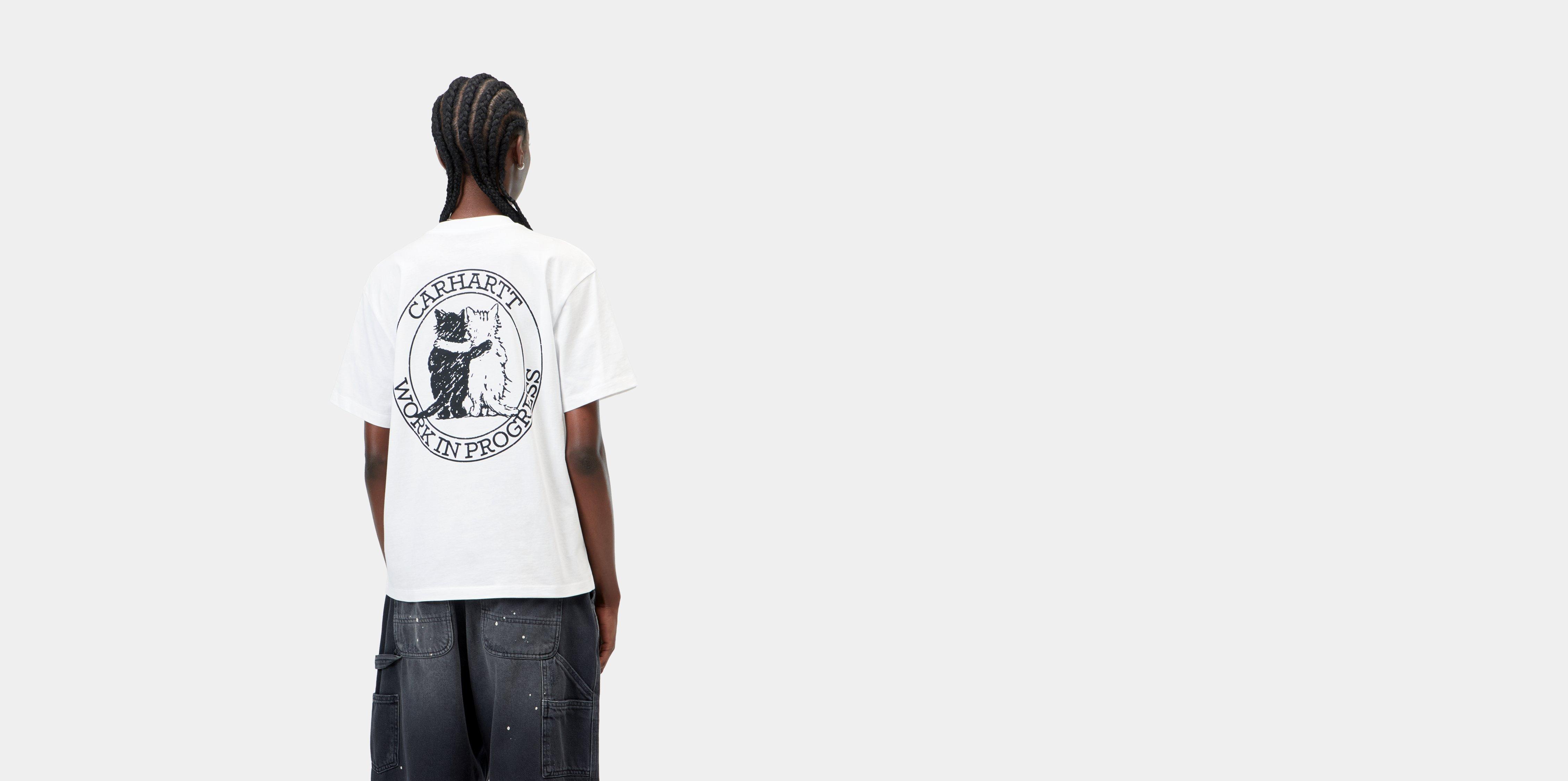 Carhartt WIP W' S/S Hugging Cats T-Shirt White | S | Women