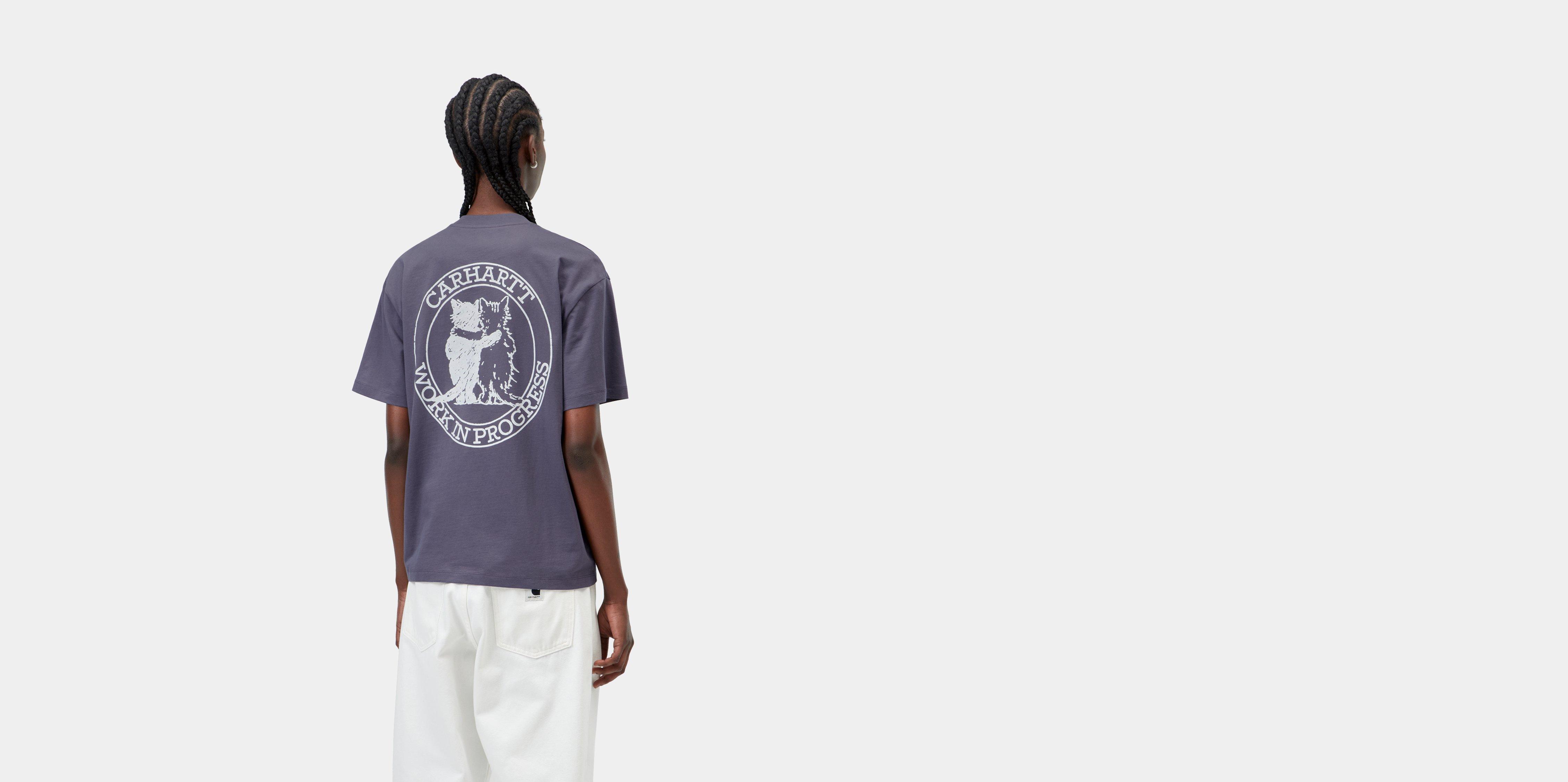 Carhartt WIP W' S/S Hugging Cats T-Shirt Shady Purple | S | Women