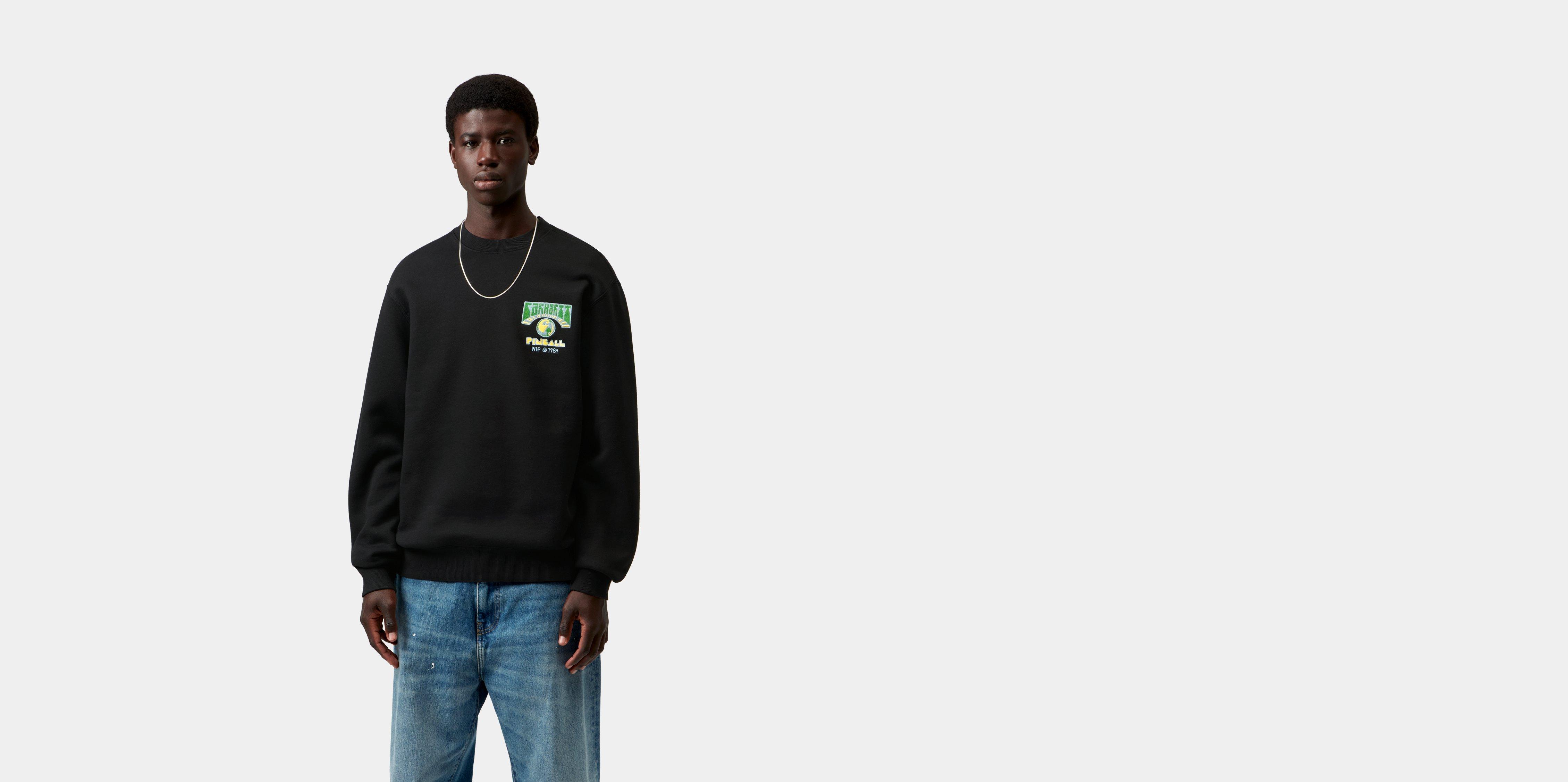 Carhartt WIP Pinball Sweatshirt Black | M | Men