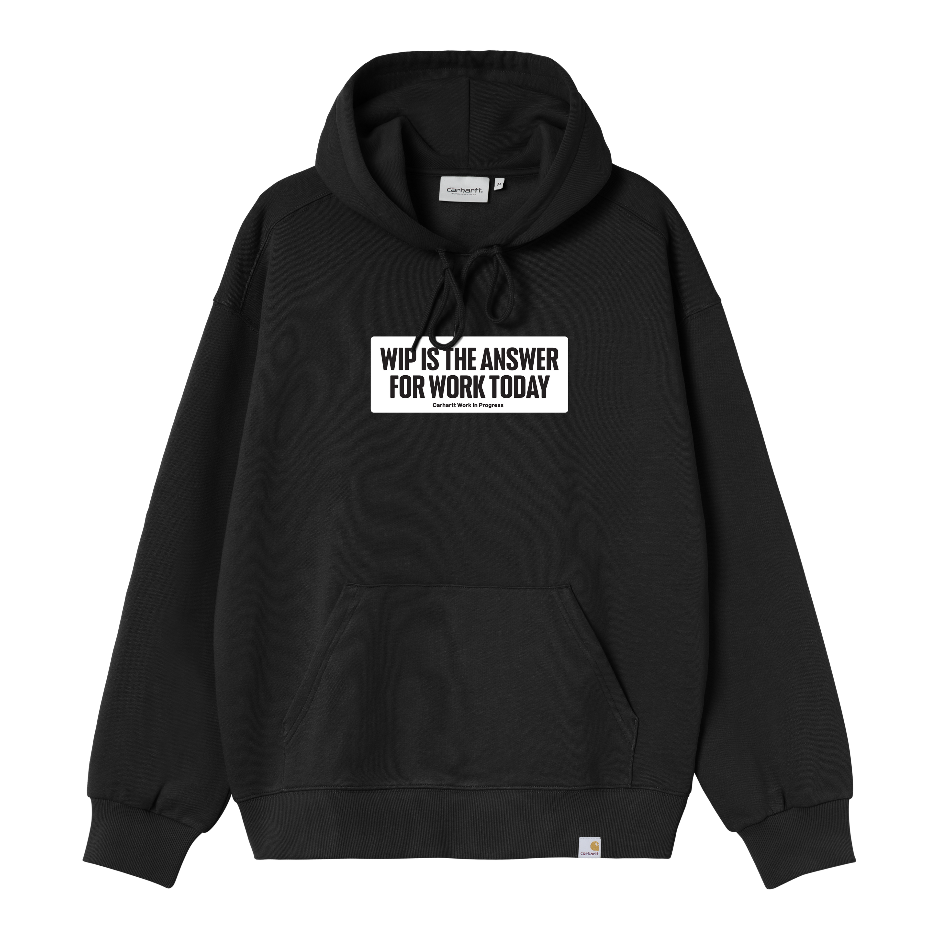 Carhartt WIP Hooded Bumper Sticker Sweatshirt, Black | Official