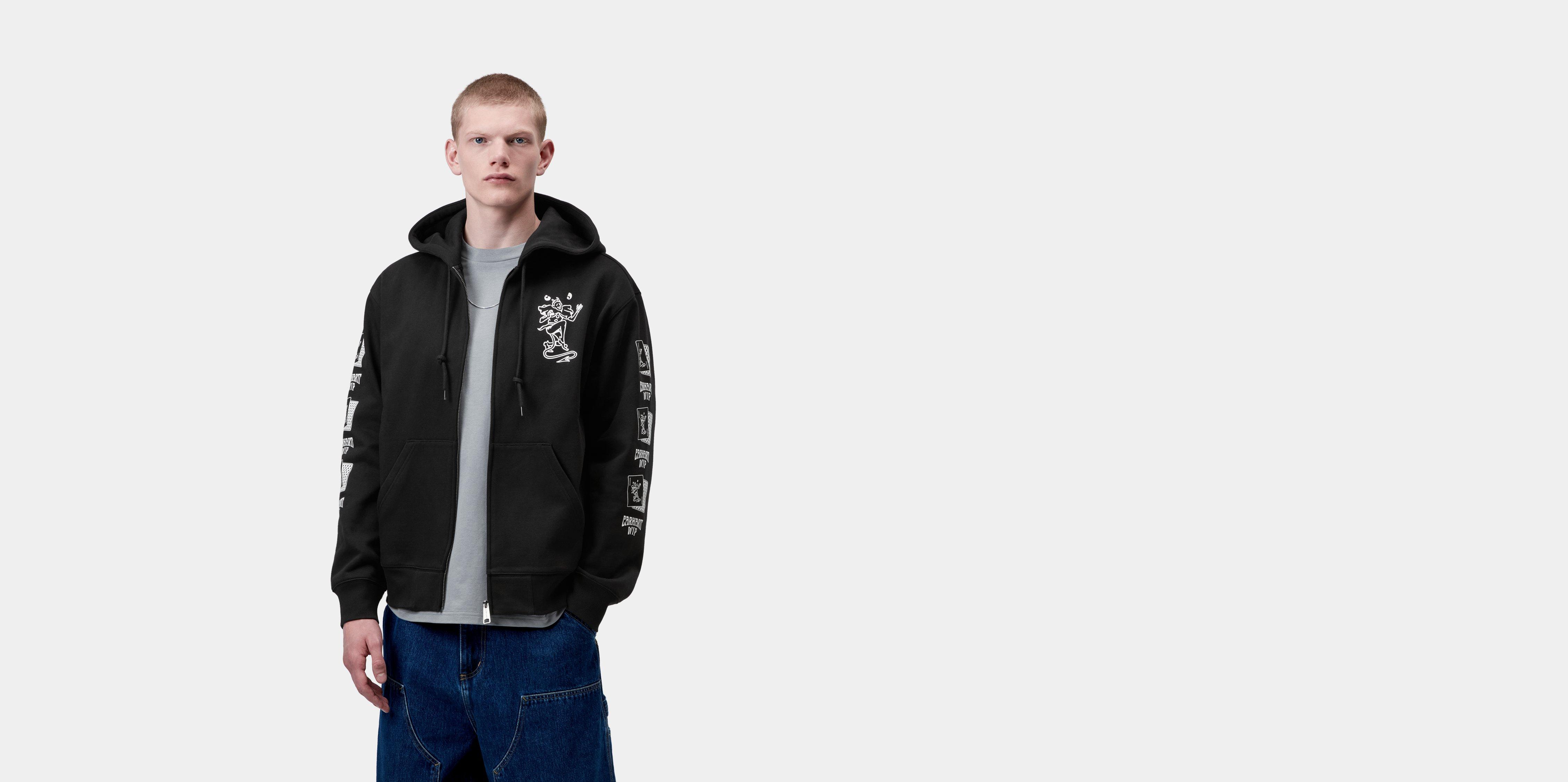 Carhartt WIP Hooded Playing Cards Jacket Black | S