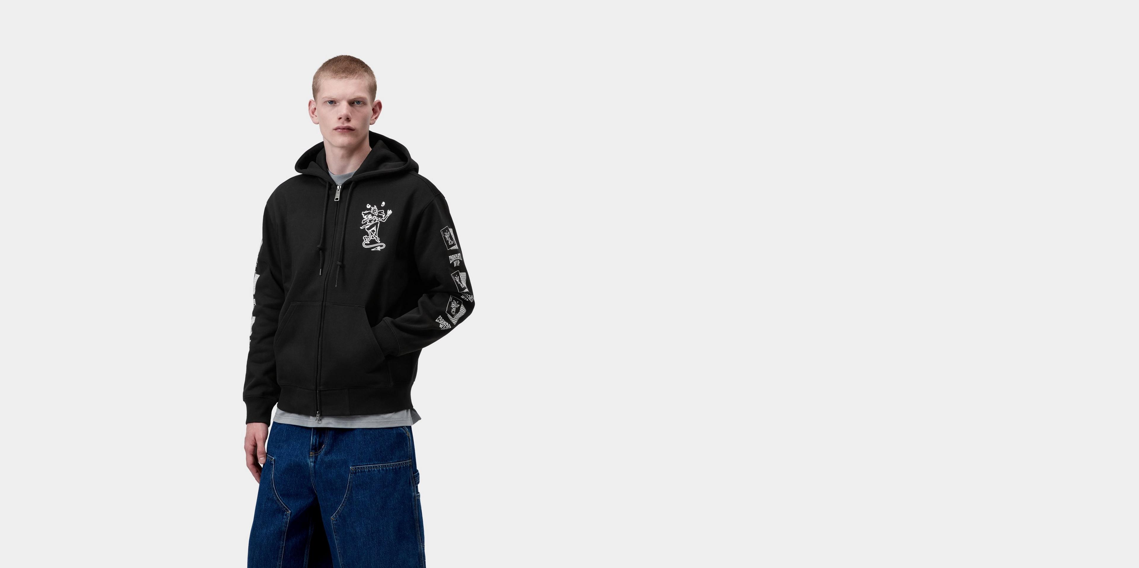 Carhartt WIP Hooded Playing Cards Jacket, Black | Official Online