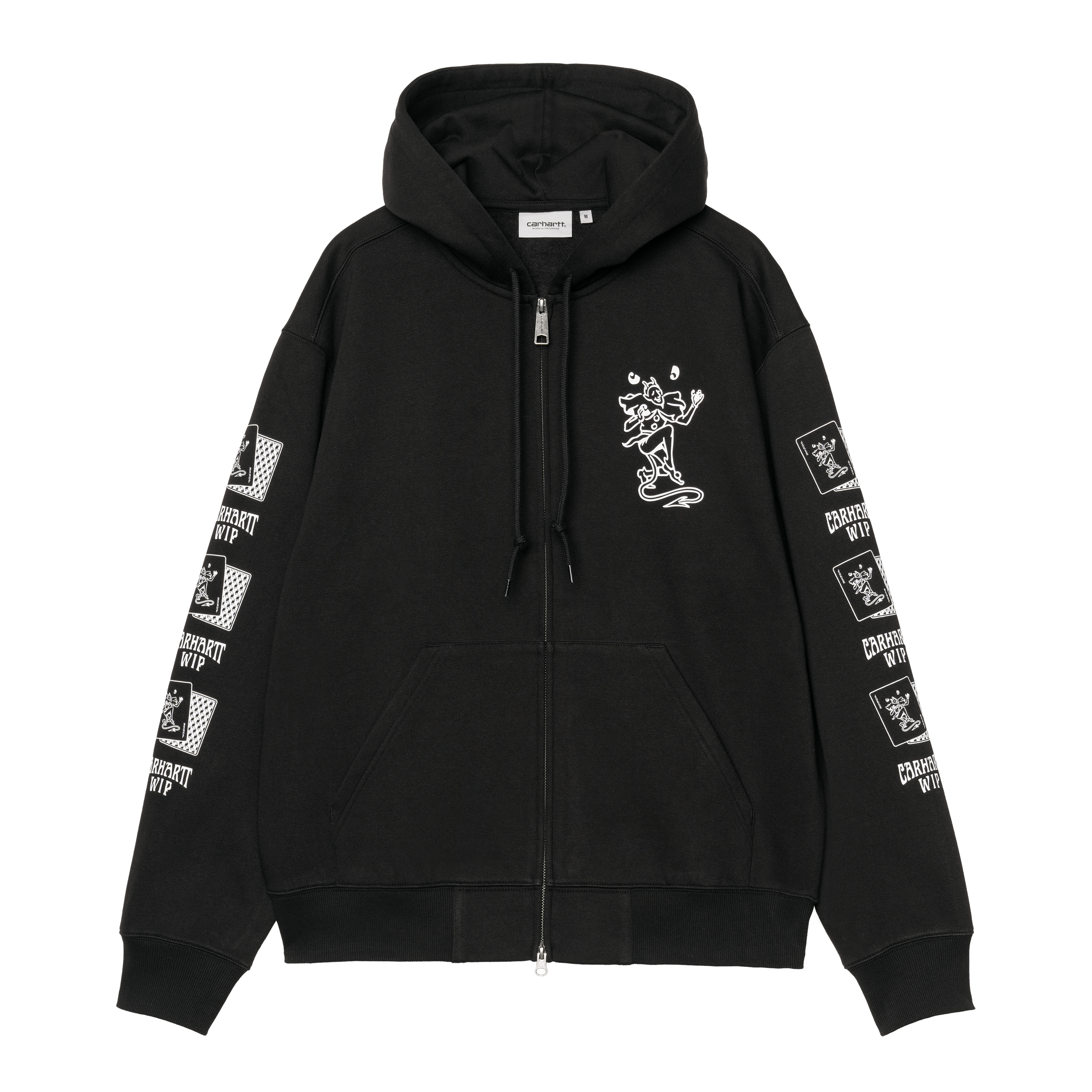 Carhartt WIP Hooded Playing Cards Jacket, Black | Official Online