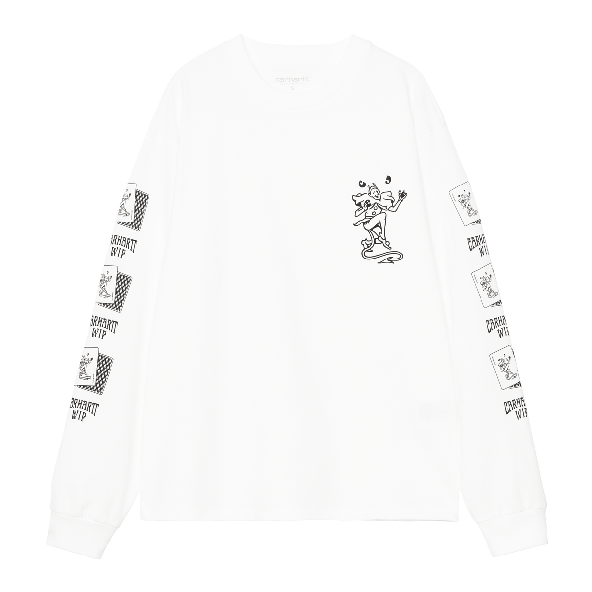 W' L/S Playing Cards T-Shirt