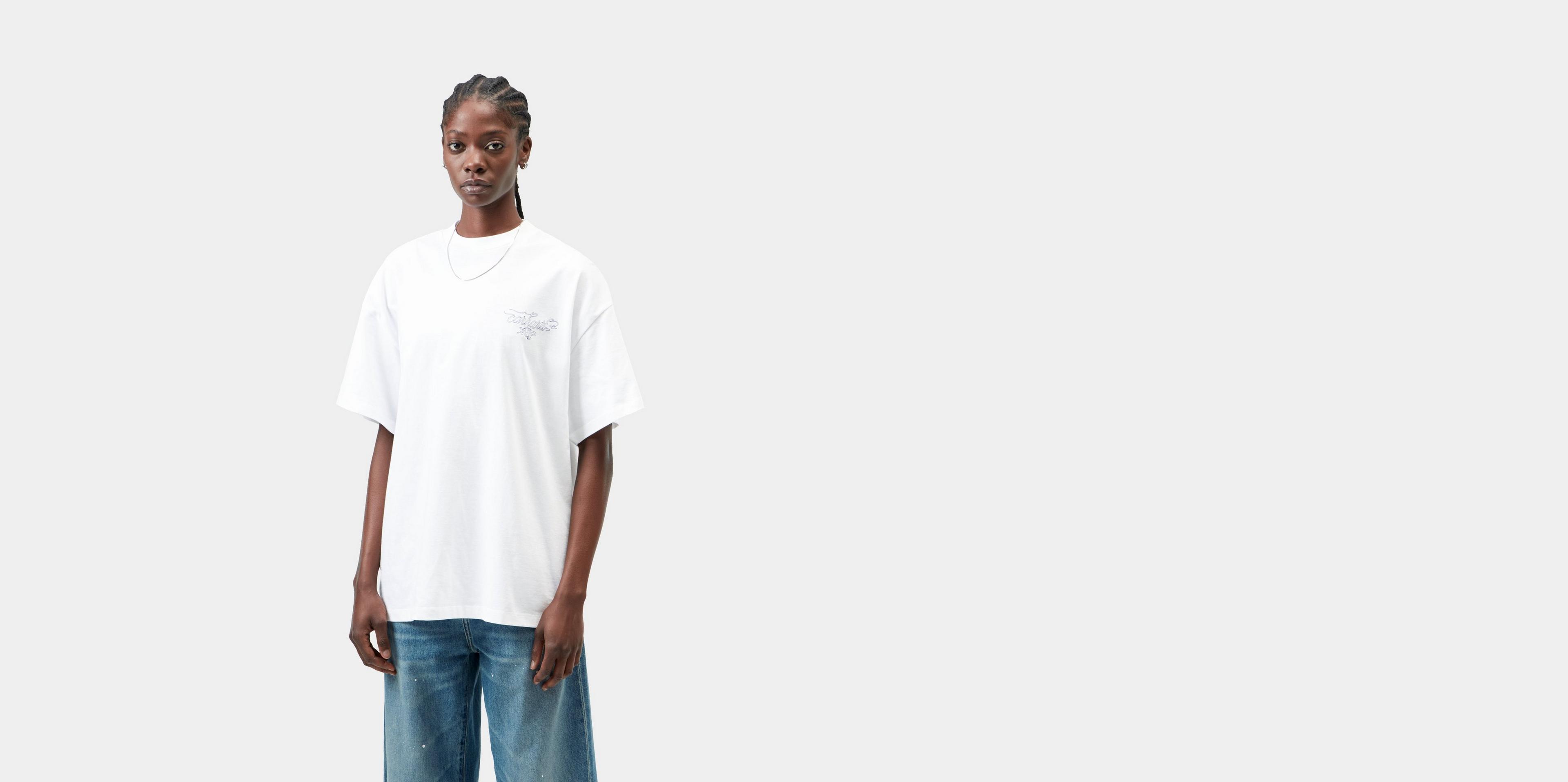 極美品✨エンフォルド バルーンTシャツ ワイドシルエット ホワイト 38 Carhartt WIP Women's S/S Julia Klenovsky T-Shirt, White | Official