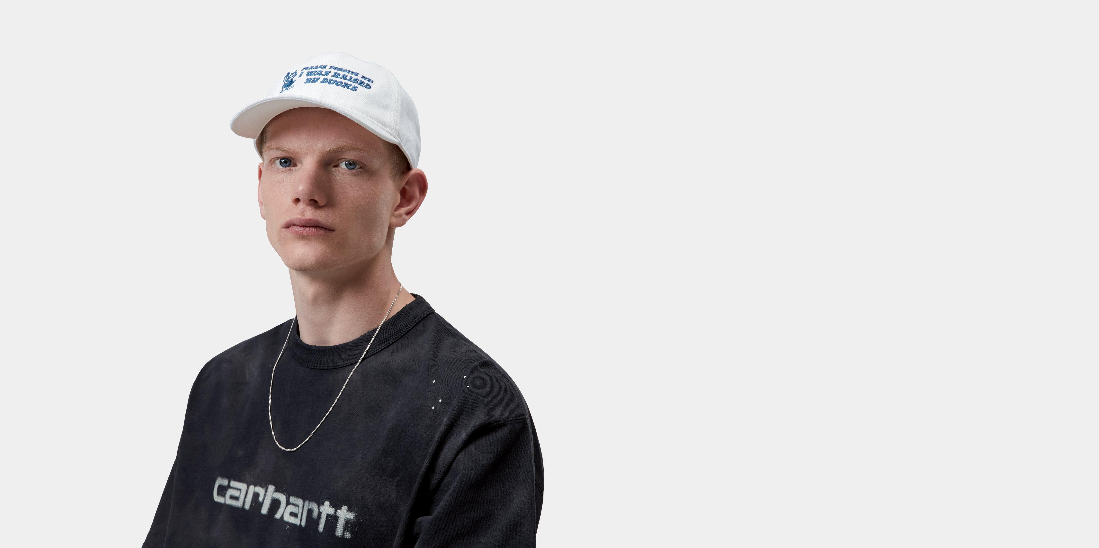 Carhartt WIP Bumper Sticker Cap White