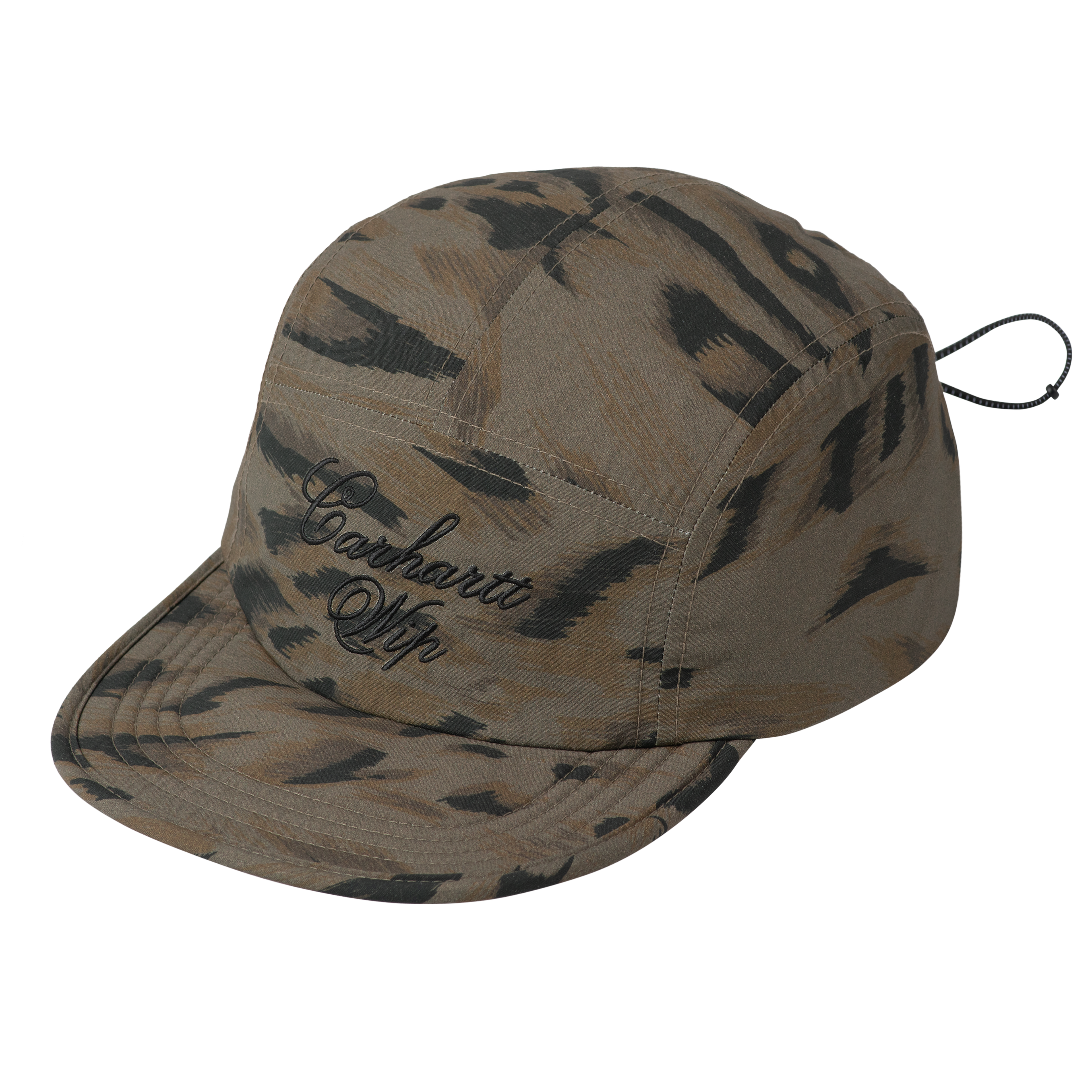 Carhartt WIP Travon Cap, Duck Feather Print, Cypress / Black