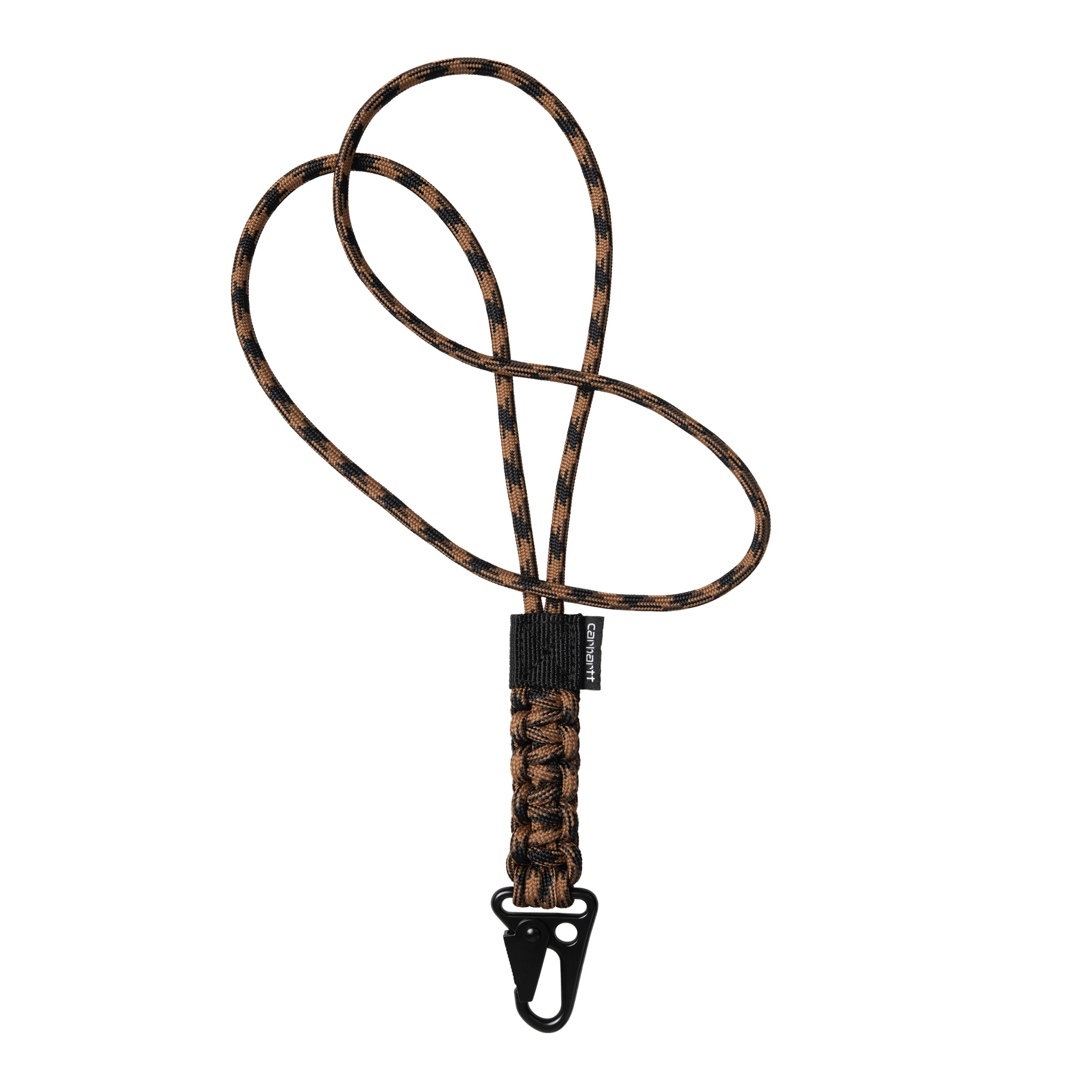Carhartt WIP Rope Keychain, Hamilton Brown / Black | Official Online Store