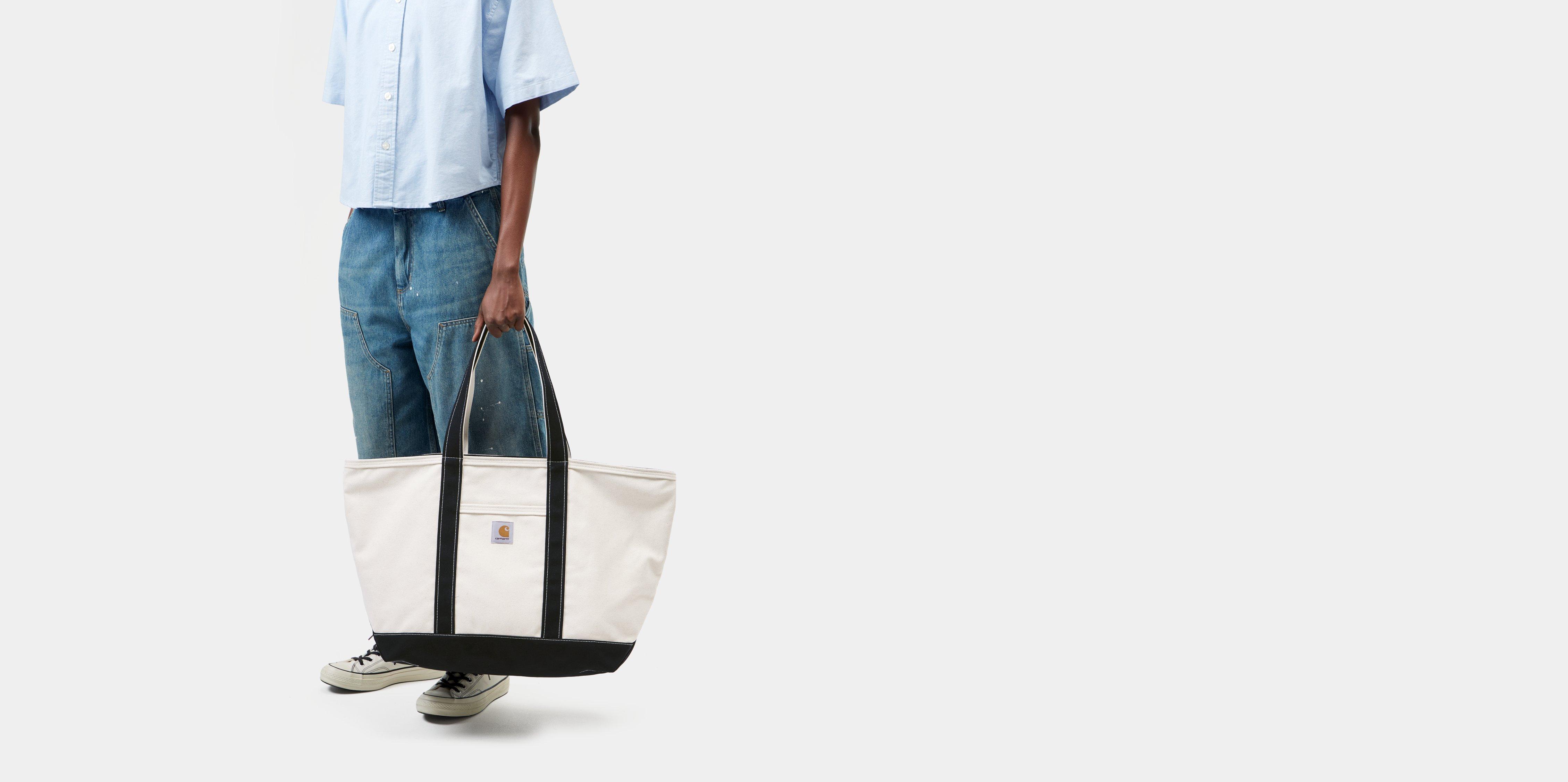 Carhartt WIP Canvas Beach Tote Natural / Black | beige