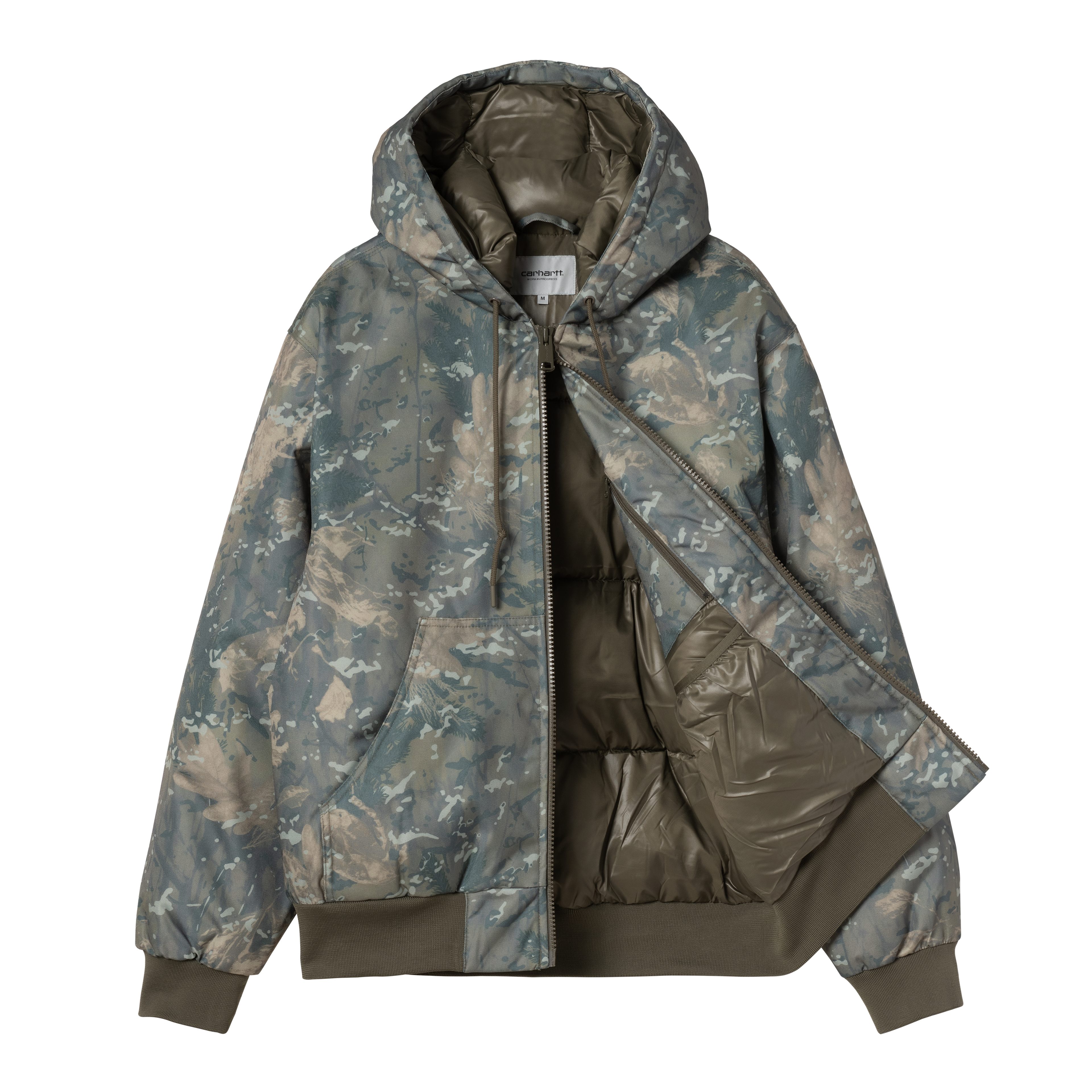 Carhartt WIP OG Active Cold Jacket, Camo Combi, Green | Official