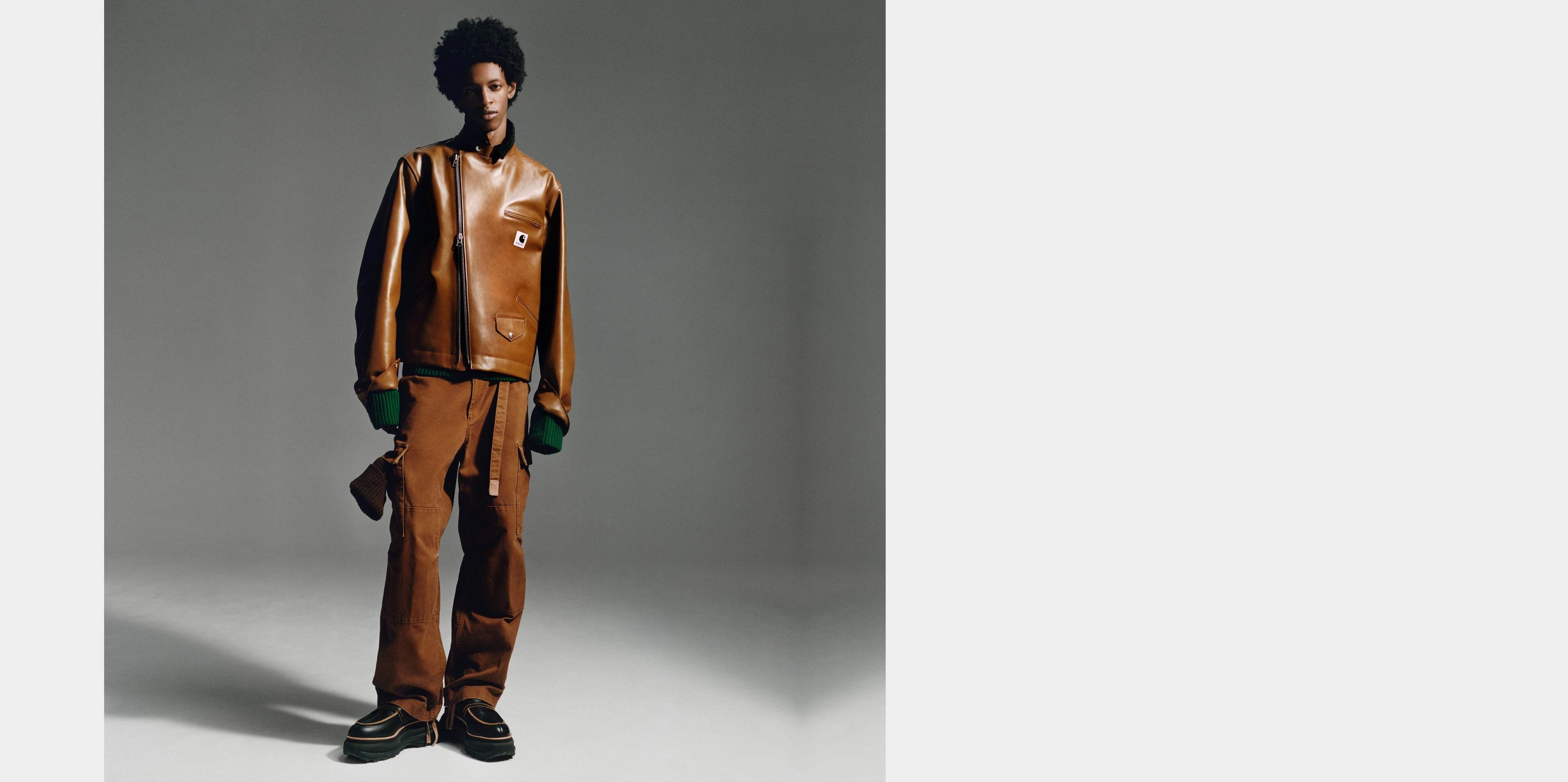 k*k様 25aw sacai Carhartt WIP Leather Jac Carhartt WIP Leather Jacket | sacai Official Store サカイ オフィシャル