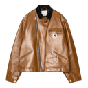 Carhartt WIP sacai x Carhartt WIP Leather Jacket, Sacai Black