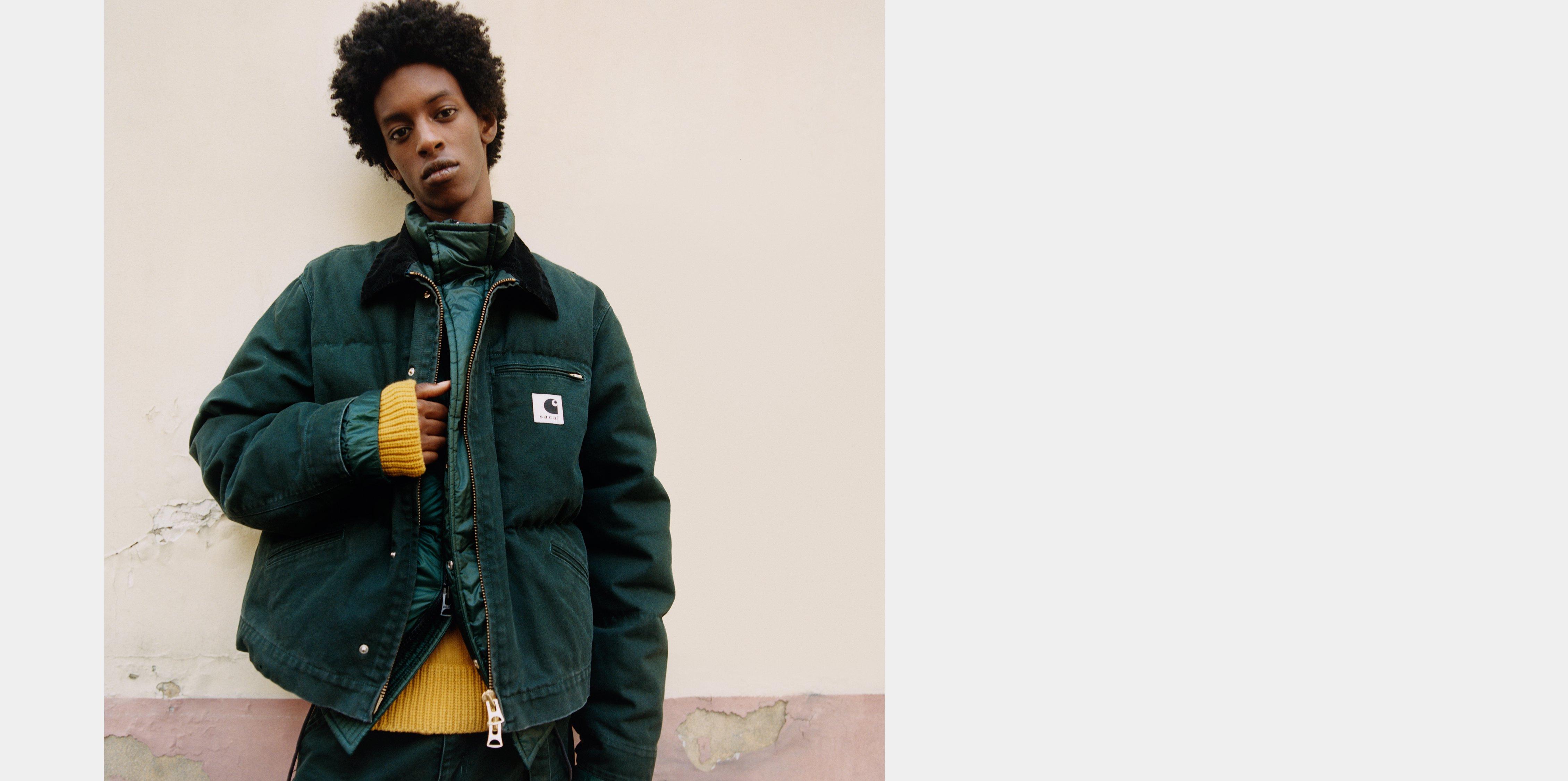 Carhartt WIP sacai x Carhartt WIP Washed Duck Puffer Jacket, Sacai