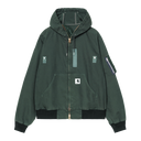 1【sacai × Carhartt】Duck Hooded Blouson 緑 Carhartt WIP sacai x Carhartt WIP Washed Duck Hooded Blouson