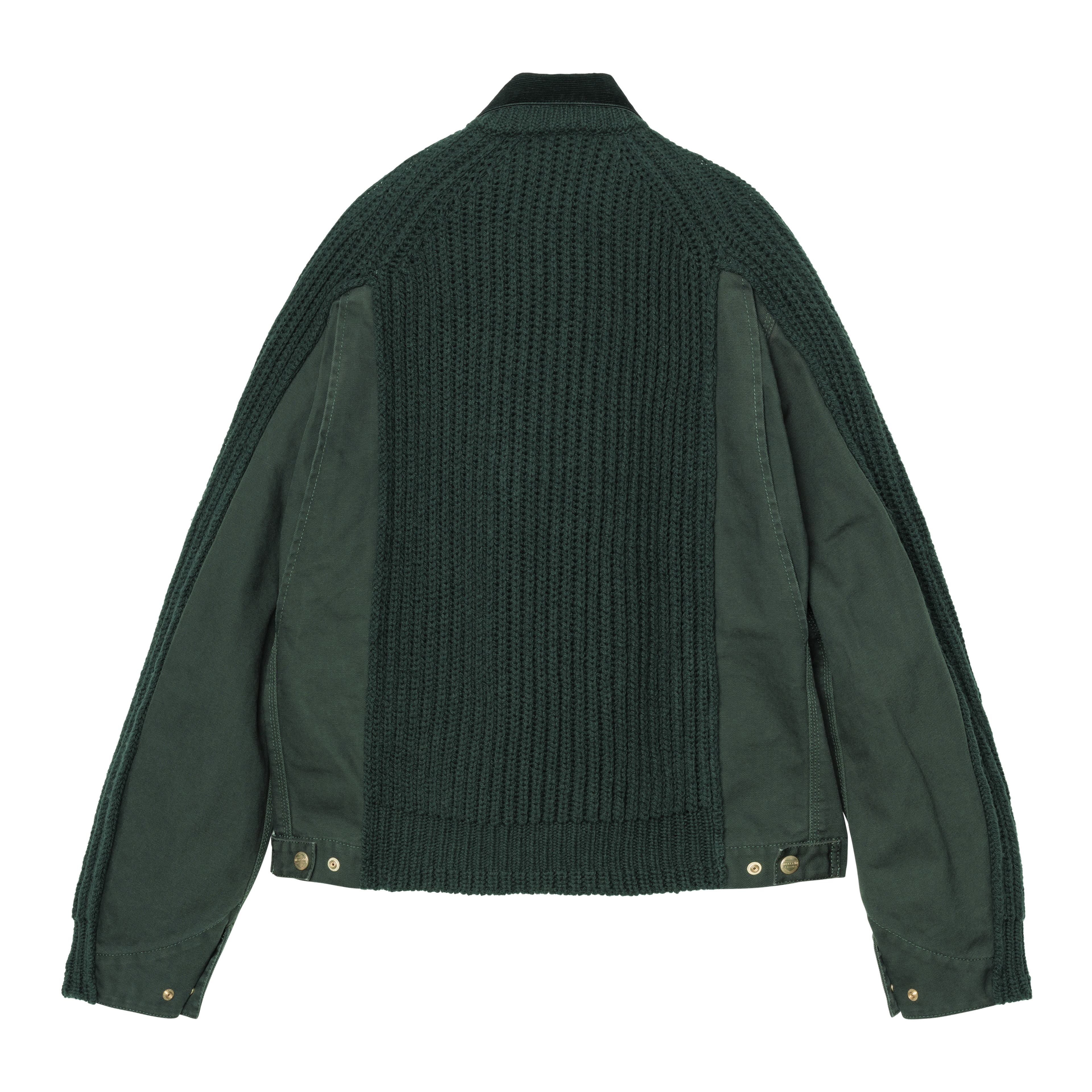 sacai xCarhartt WIP Washed グリーン　カーハート Carhartt WIP sacai x Carhartt WIP Washed Duck Hooded Blouson