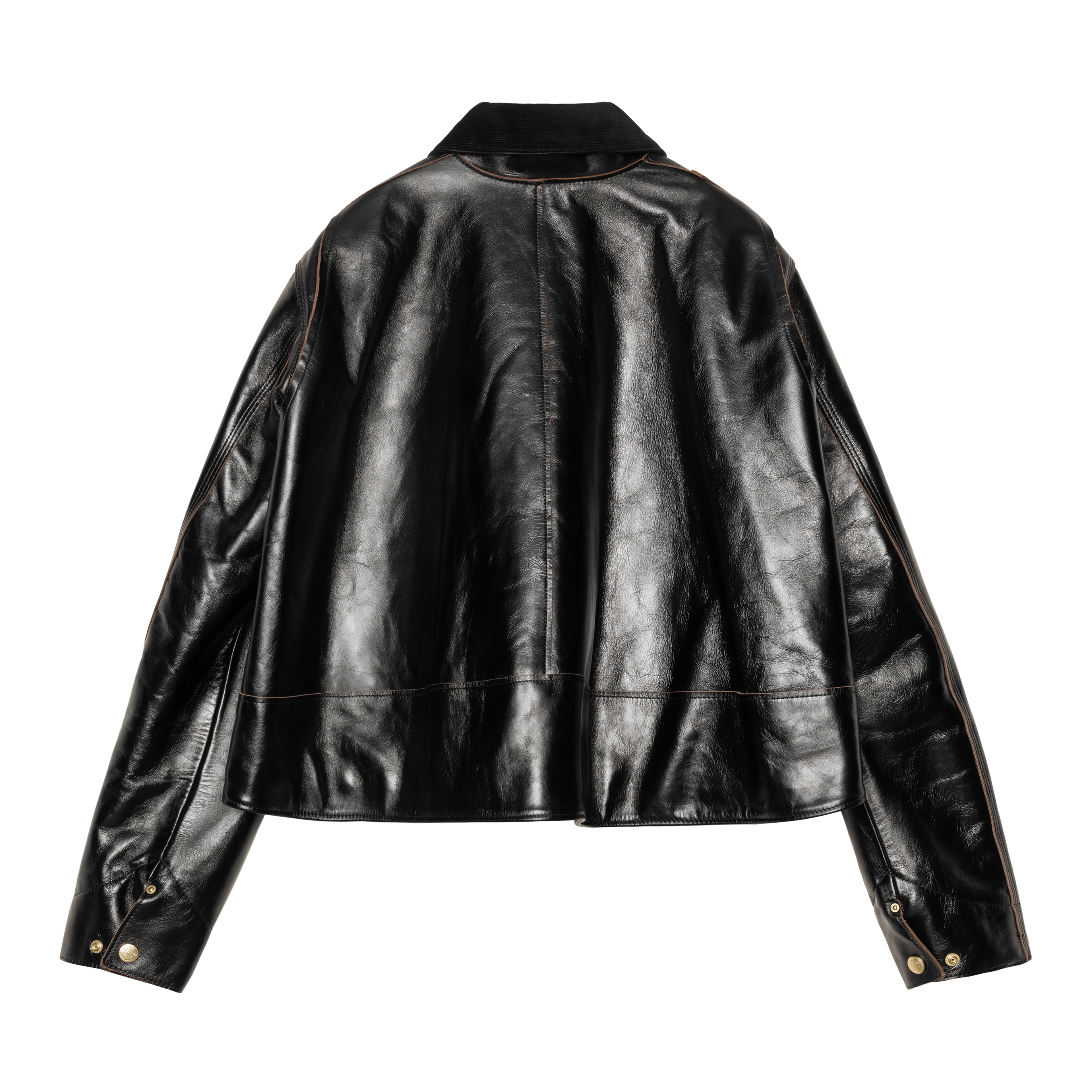 黒2 sacai carhartt wip レザー ジャケット 新品 Carhartt WIP sacai x Carhartt WIP Leather Jacket, Sacai