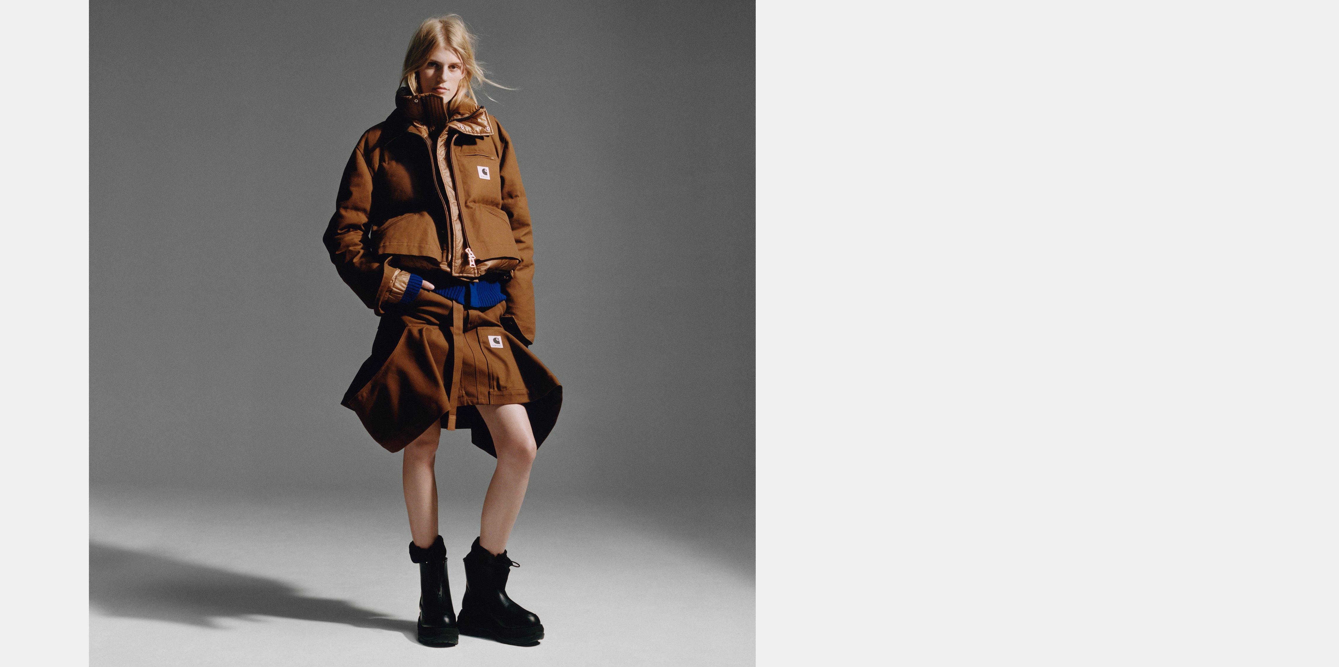 SACAI x Carhartt WIP Duck Jacket ベージュ　4 I036936_3YL_XX-ST-01?$facebook$