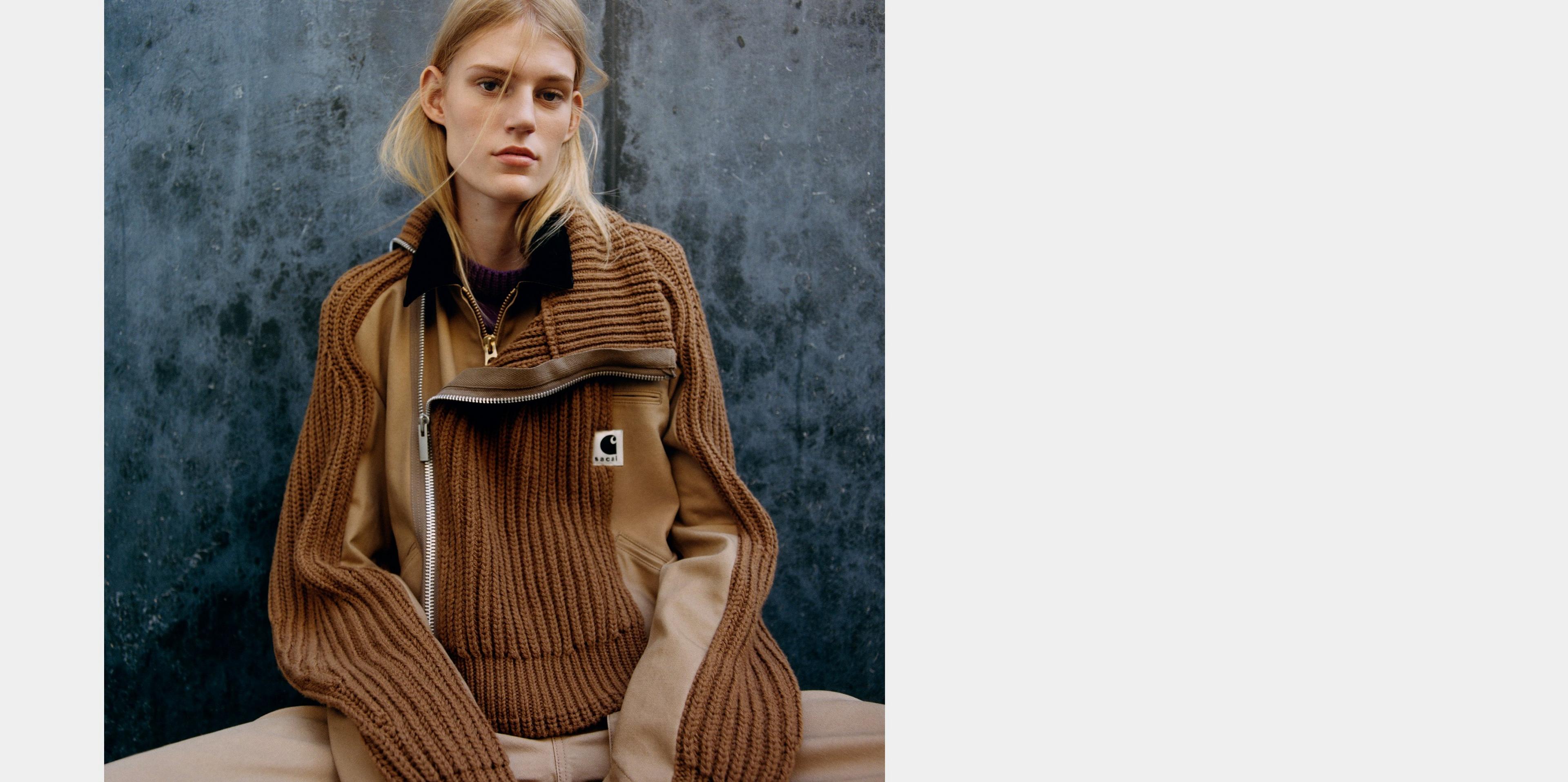 I*s様 Washed Duck x Wool Knit Blouson Carhartt WIP sacai x Carhartt WIP Washed Duck x Wool Knit