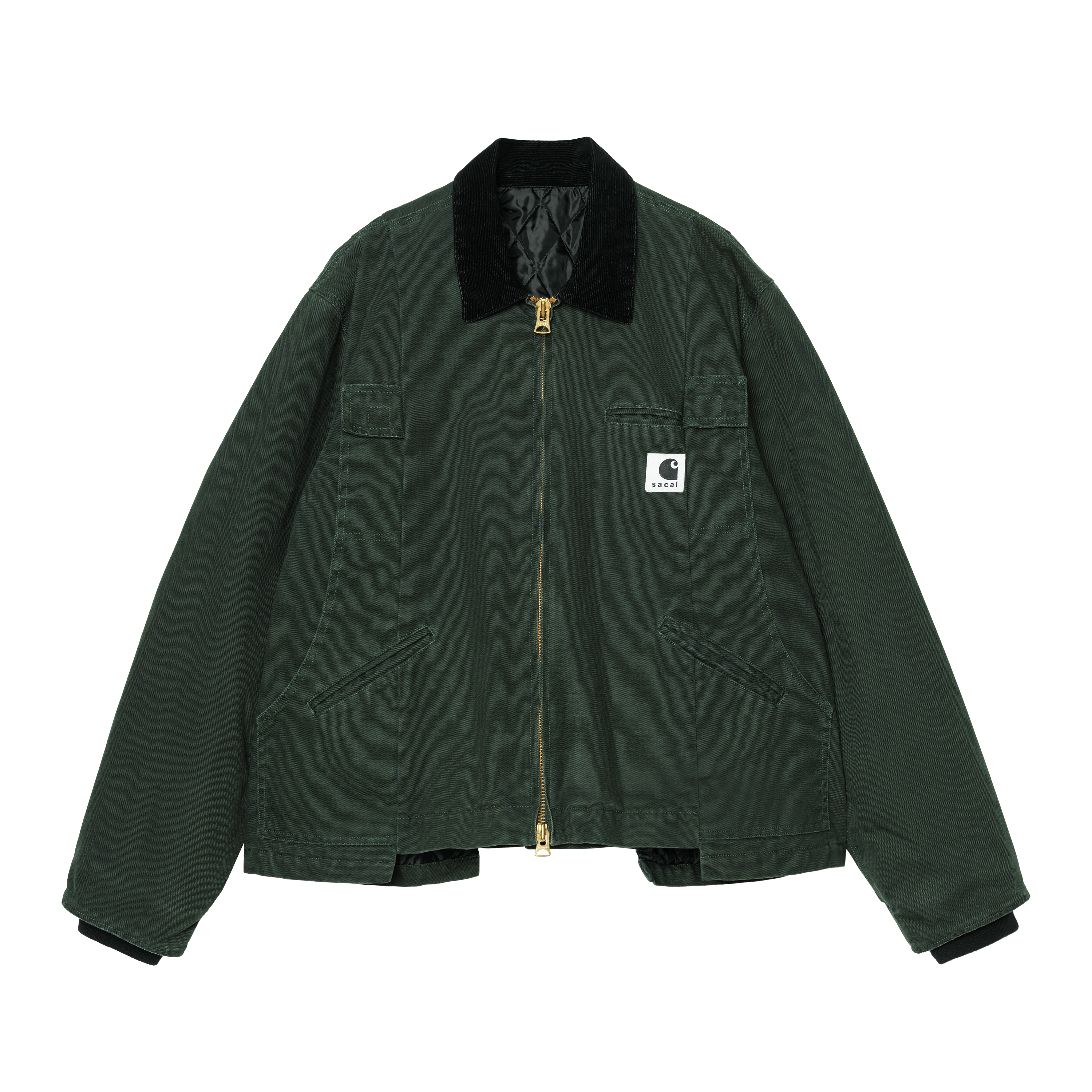 1 sacai x Carhartt WIP Duck Jacket 緑 Sacai x Carhartt WIP Duck Jacket in Green – Hampden Clothing