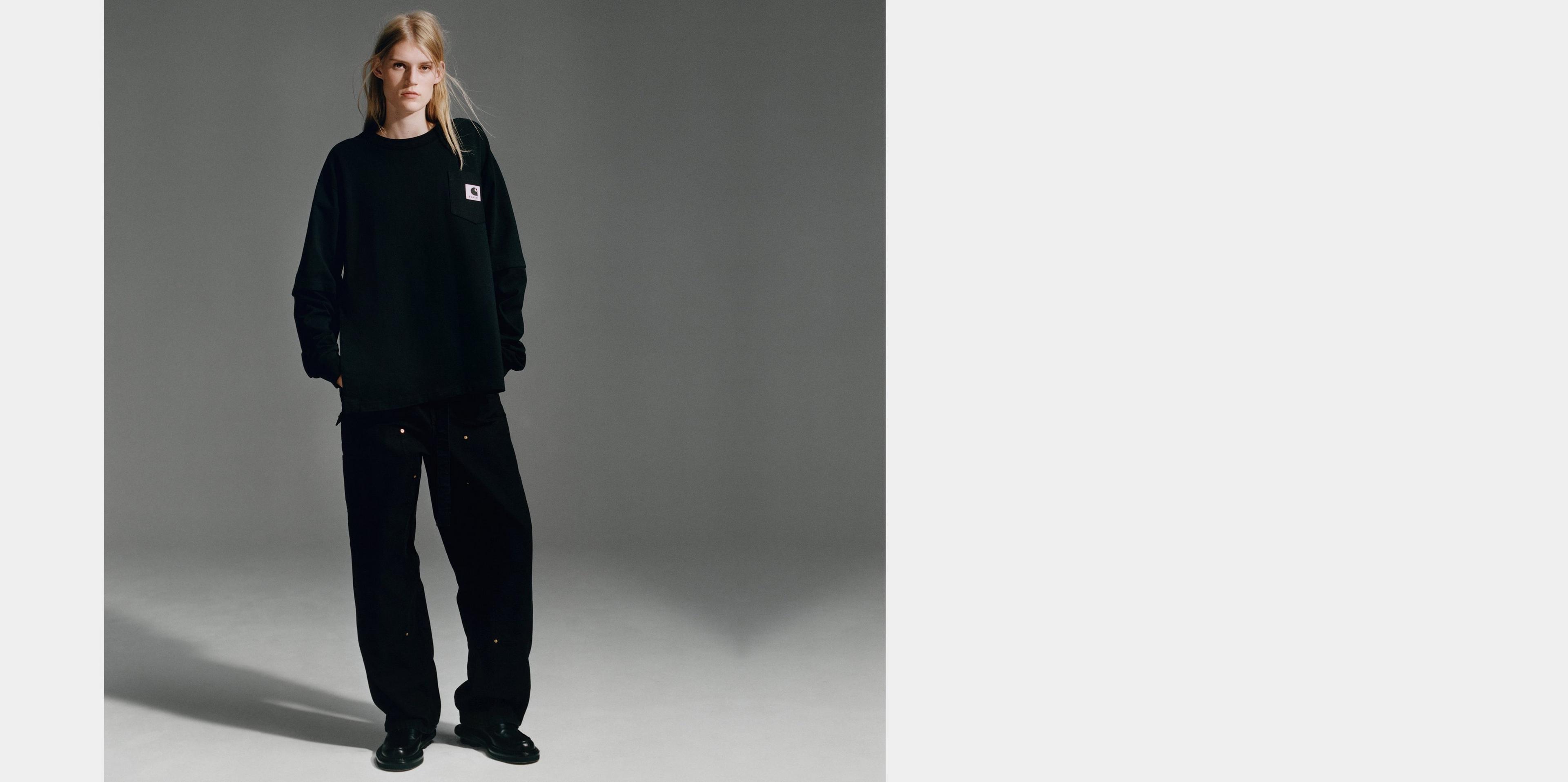 Carhartt WIP sacai x Carhartt WIP Duck Pants, Sacai Black