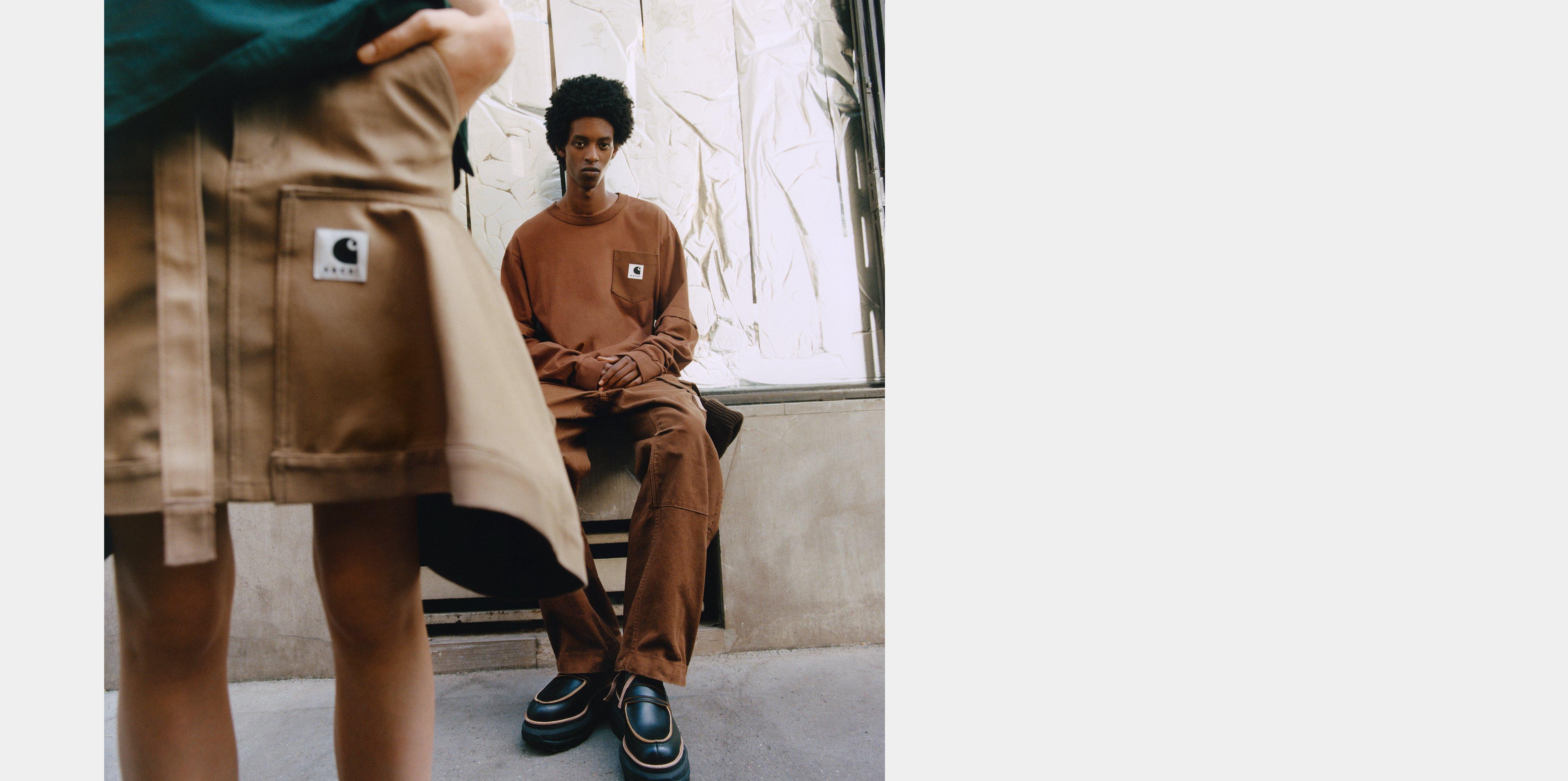 Carhartt WIP sacai x Carhartt WIP Cotton Jersey L/S T-Shirt, Sacai