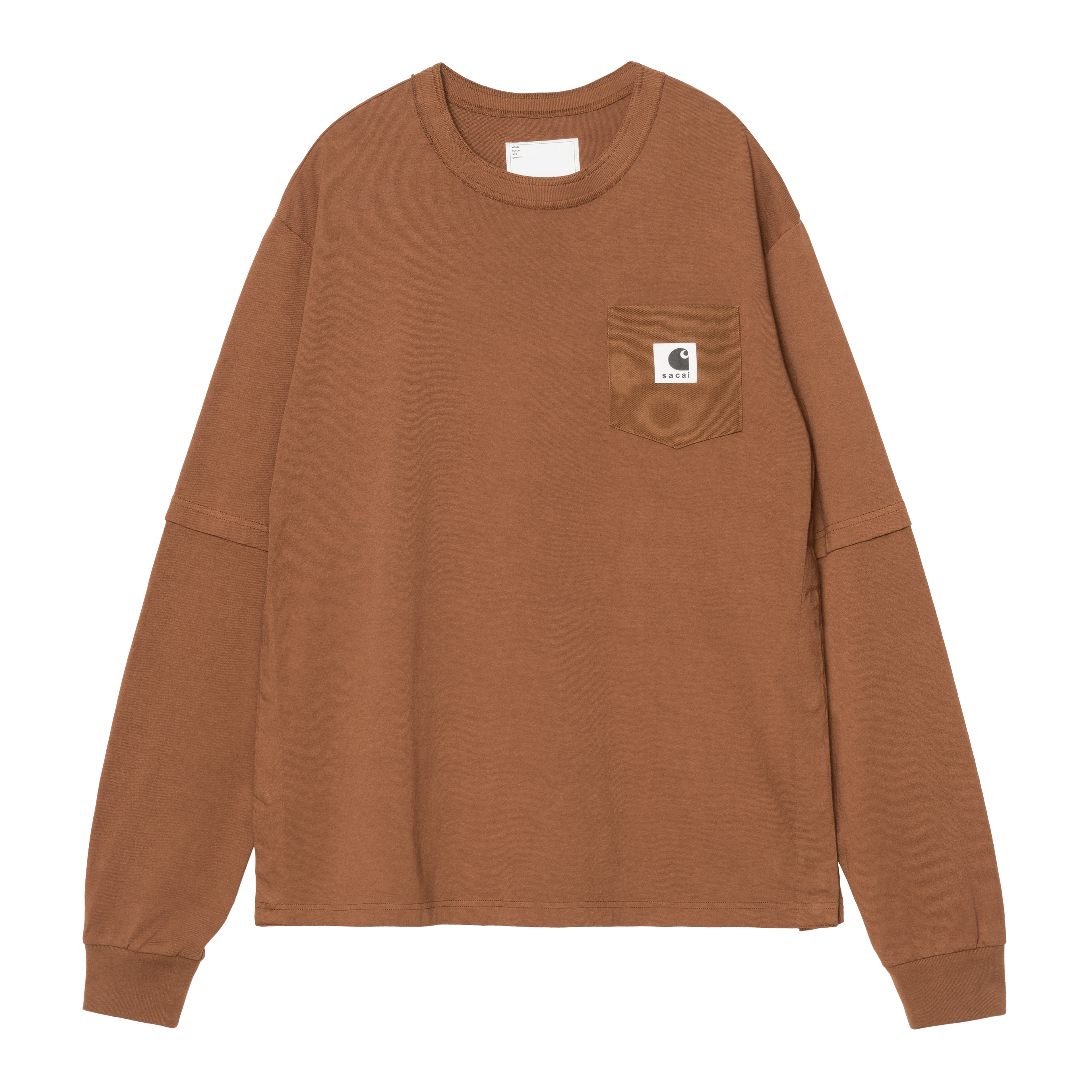 Carhartt WIP sacai x Carhartt WIP Cotton Jersey L/S T-Shirt, Sacai