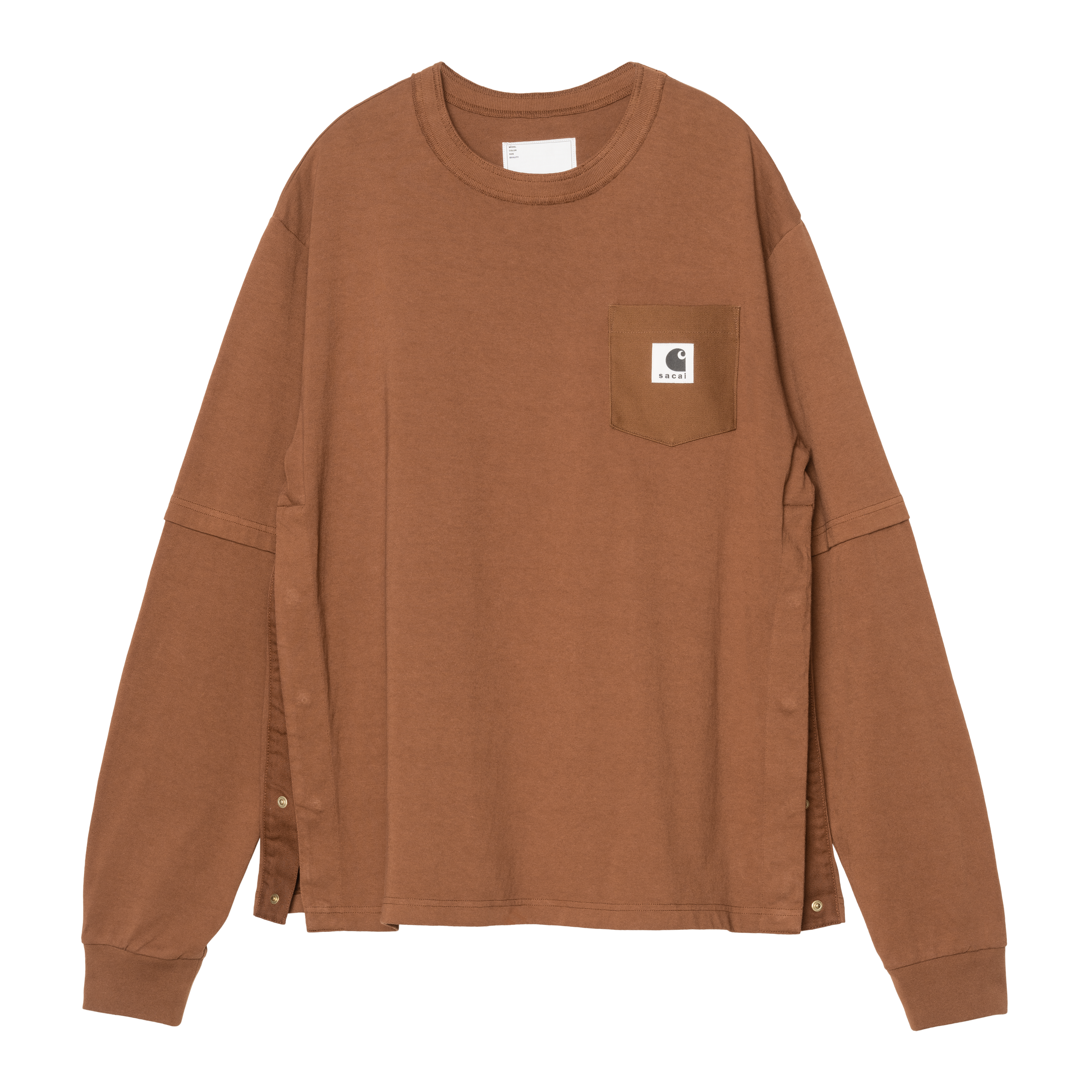 新品　Sacai x CARHARTT WIP ロンTee　T shirt SACAI X CARHARTT WIP sacai x Carhartt WIP Long-Sleeve T