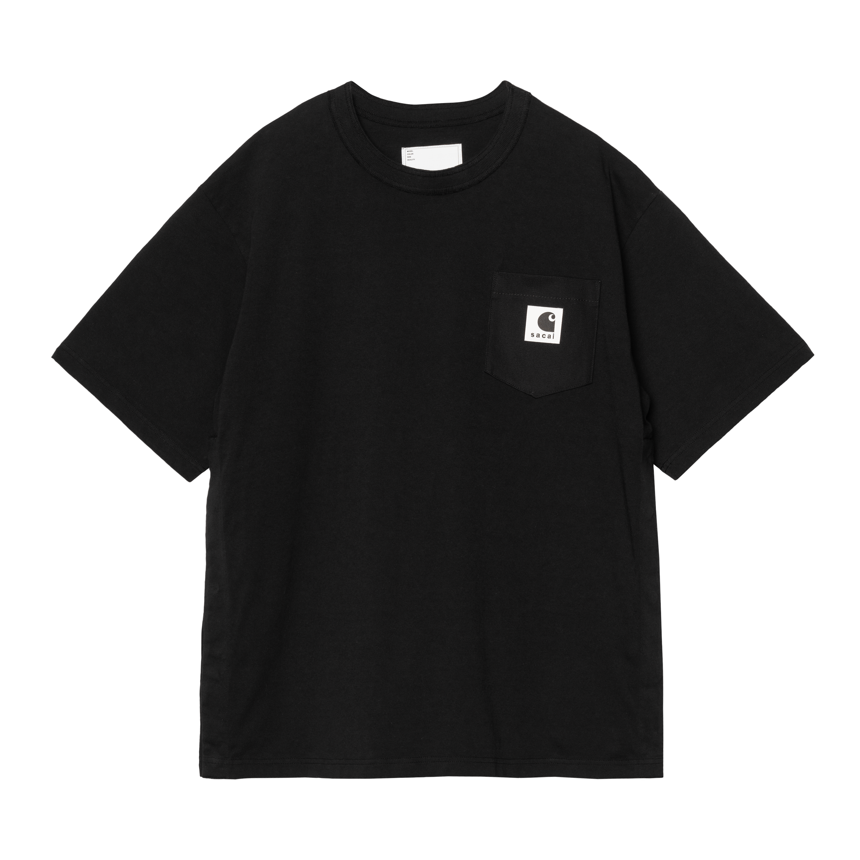Carhartt WIP × sacai T-Shirt BLACK 3 Sacai x Carhartt WIP Cotton T-shirt | Black | FARFETCH CA